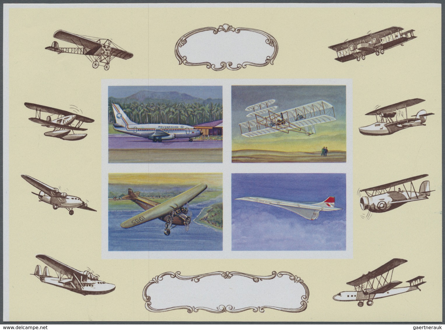 ** Thematik: Flugzeuge, Luftfahrt / Airoplanes, Aviation: 1978, SAMOA: Progress In Aviation Miniature S - Avions