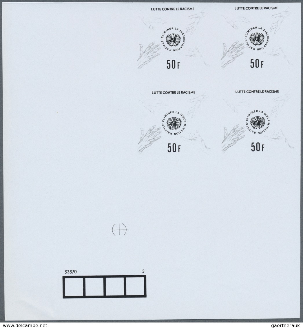 ** Thematik: Hände / Hands: 1972, RUANDA: International Year Against Racism 50fr. With Different Hands - Non Classés