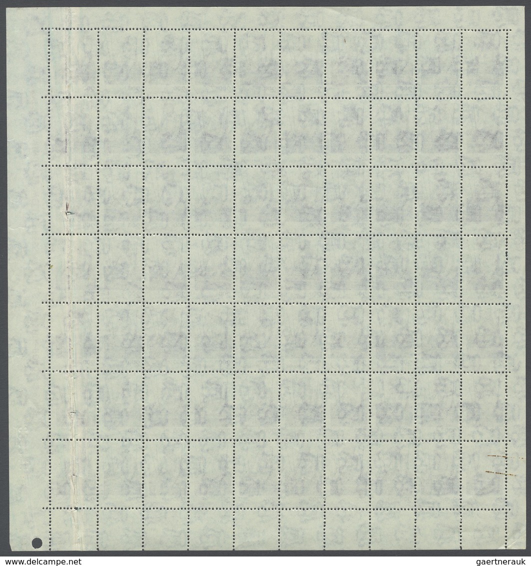 ** Thematik: Handwerk / Handicraft: HANDWERK - WEBEN: India 1983, 2r 'Weaving' Complete Sheet With Clea - Non Classés