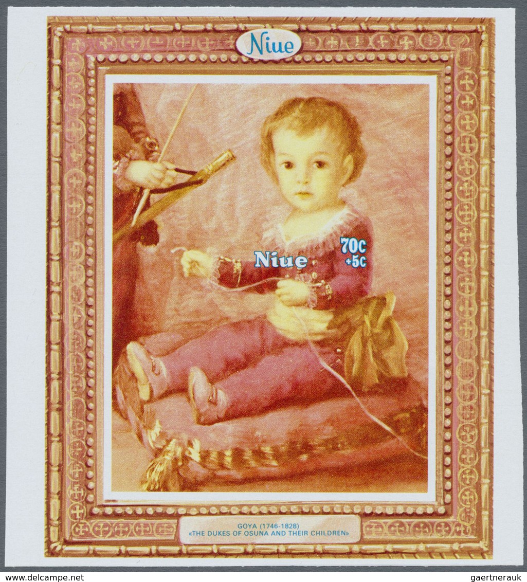 ** Thematik: Kinder / Children: 1979, NIUE: International Year Of Child Complete Set Of Four Miniature - Autres & Non Classés