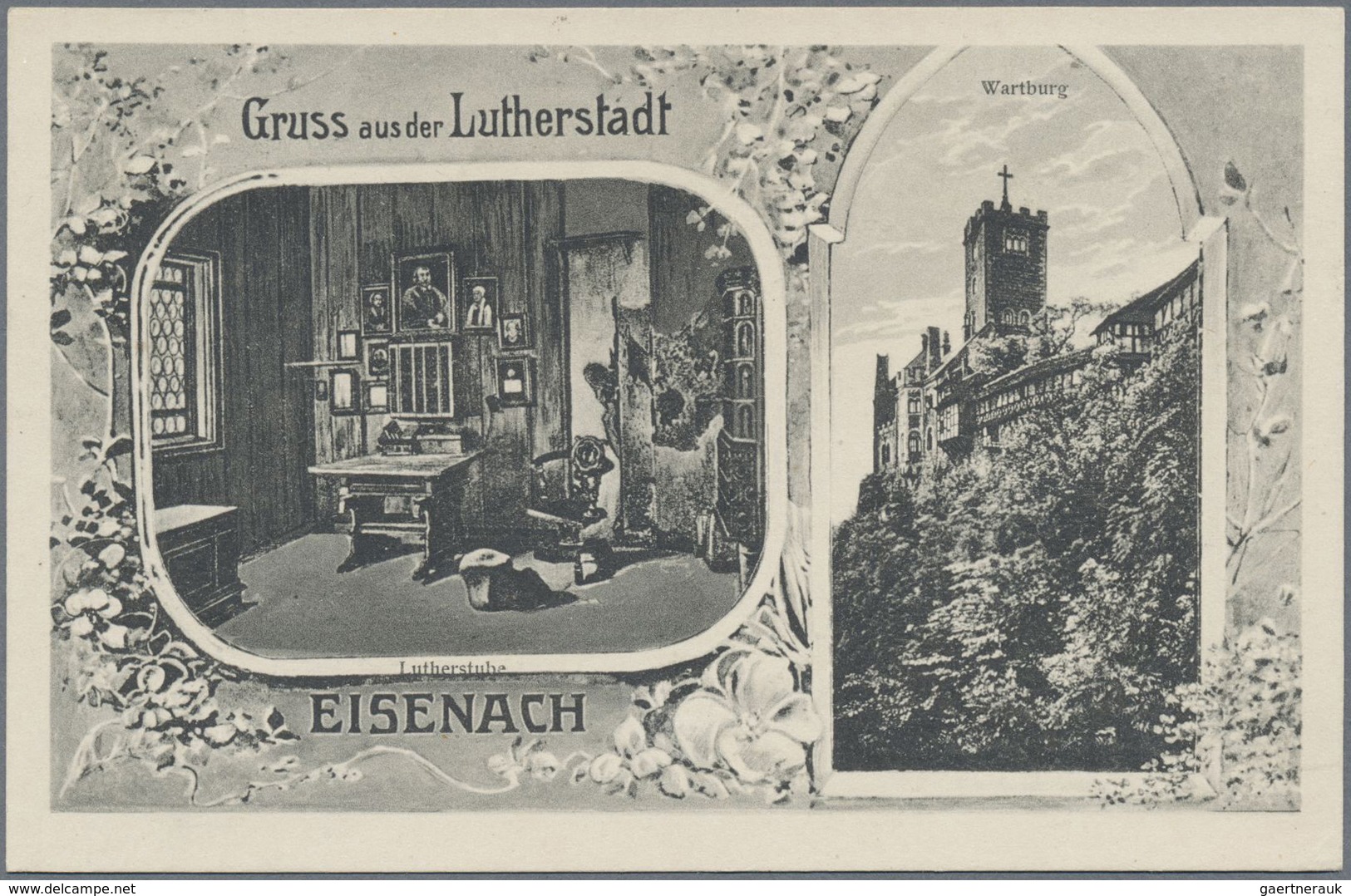 GA Thematik: Luther: 1921, German Empire. Lot Of 2 Private Picture Postcards "LUTHER, 400th Anniversary - Théologiens