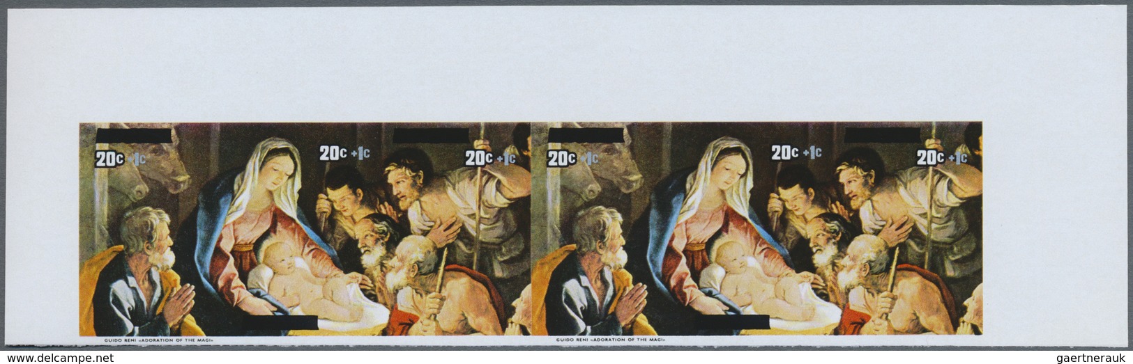 ** Thematik: Malerei, Maler / Painting, Painters: 1975, AITUTAKI: Christmas 'paintings From Lorenzetti, - Autres & Non Classés