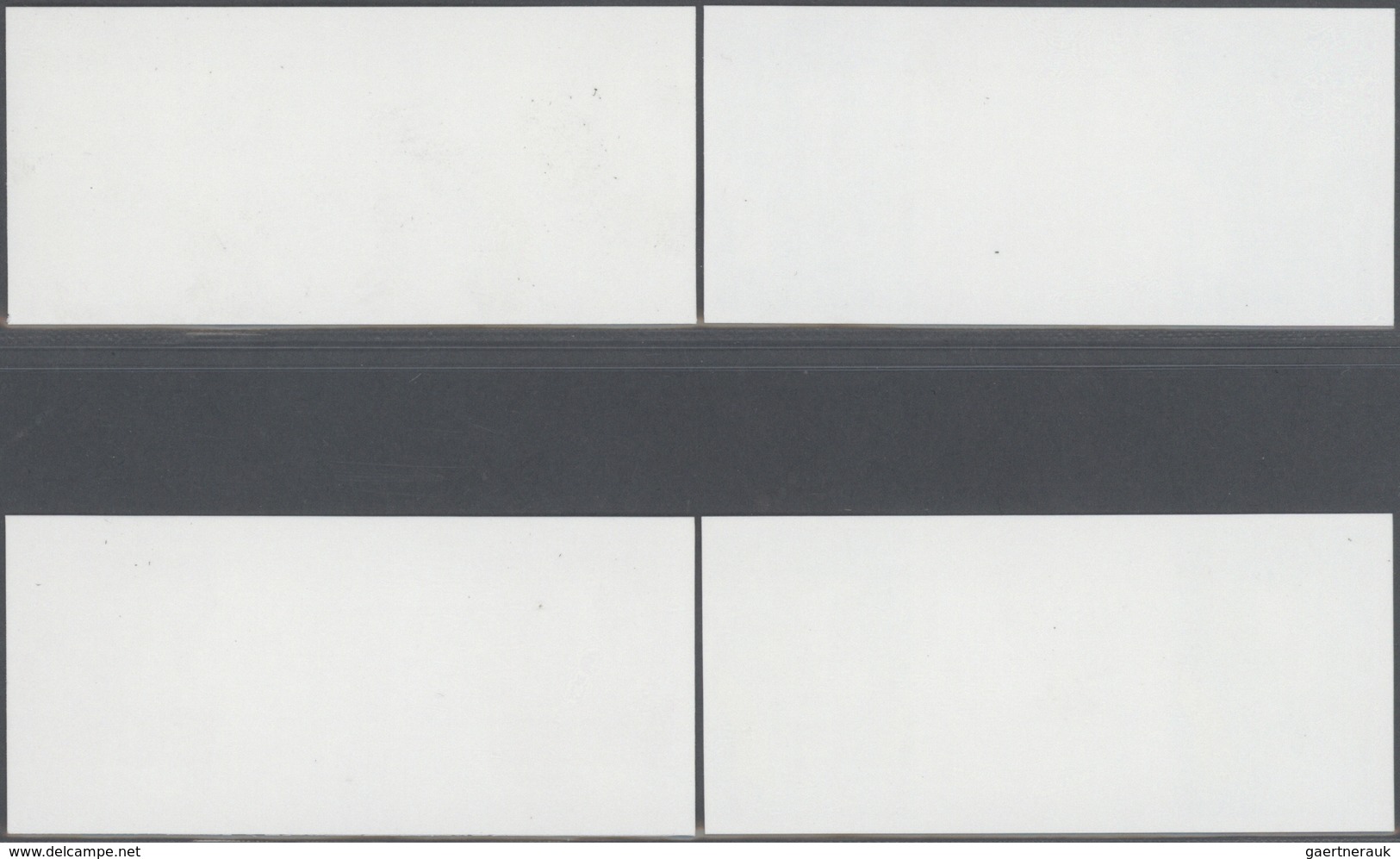 ** Thematik: Malerei, Maler / Painting, Painters: 1996, UN New York. Imperforate Gutter Pair + Progress - Other & Unclassified