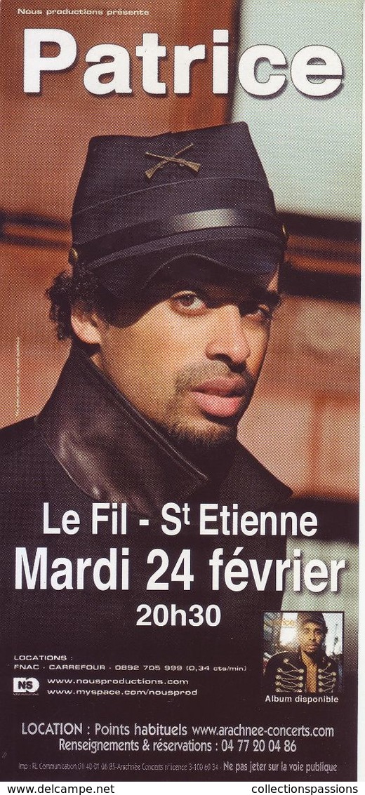 - Flyer - Patrice - Le Fil à St Etienne - - Autres & Non Classés