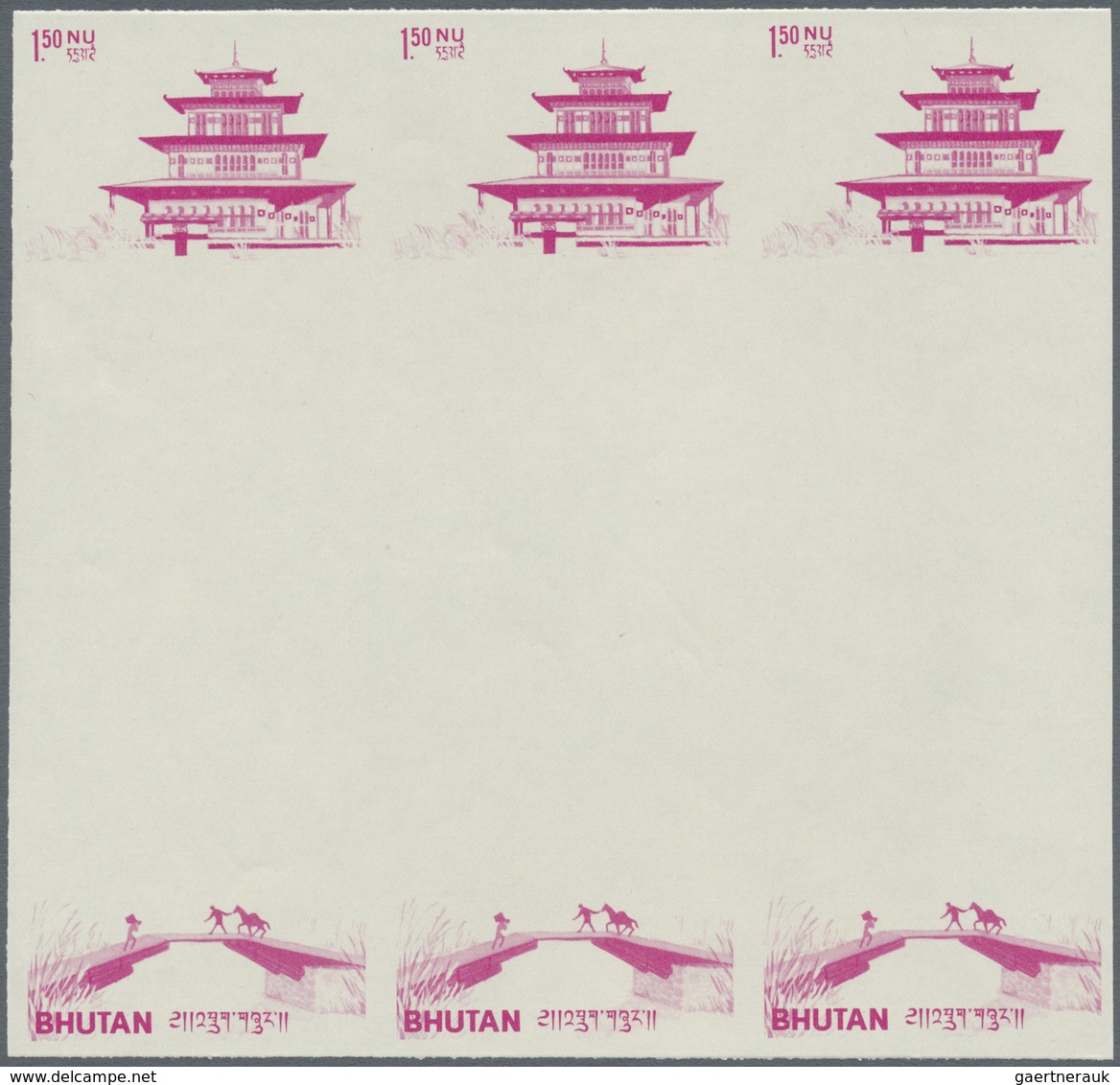 ** Thematik: Messen-Weltausstellungen / Fairs, World Exhibitions: 1965, BHUTAN: New York World's Fair 1 - Andere & Zonder Classificatie