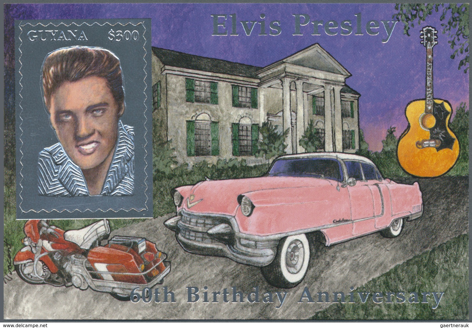 ** Thematik: Musik / Music: 1994, 60th Birthday Of ELVIS PRESLEY With GOLD, SILVER And HOLOGRAM Stamps - Musique