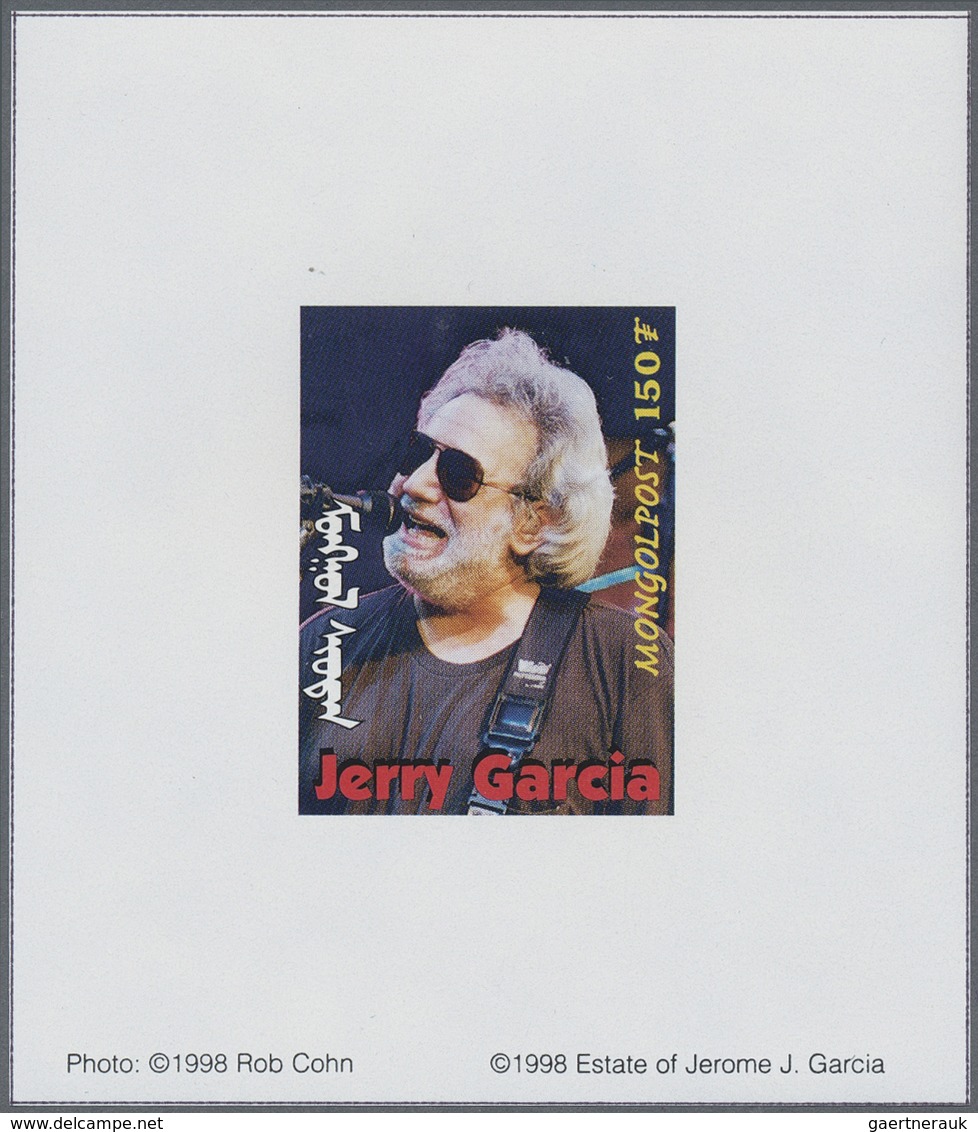 ** Thematik: Musik / Music: 1998, MONGOLIA: Jerry Garcia (rock Music) Complete Set Of 11 Different Spec - Muziek