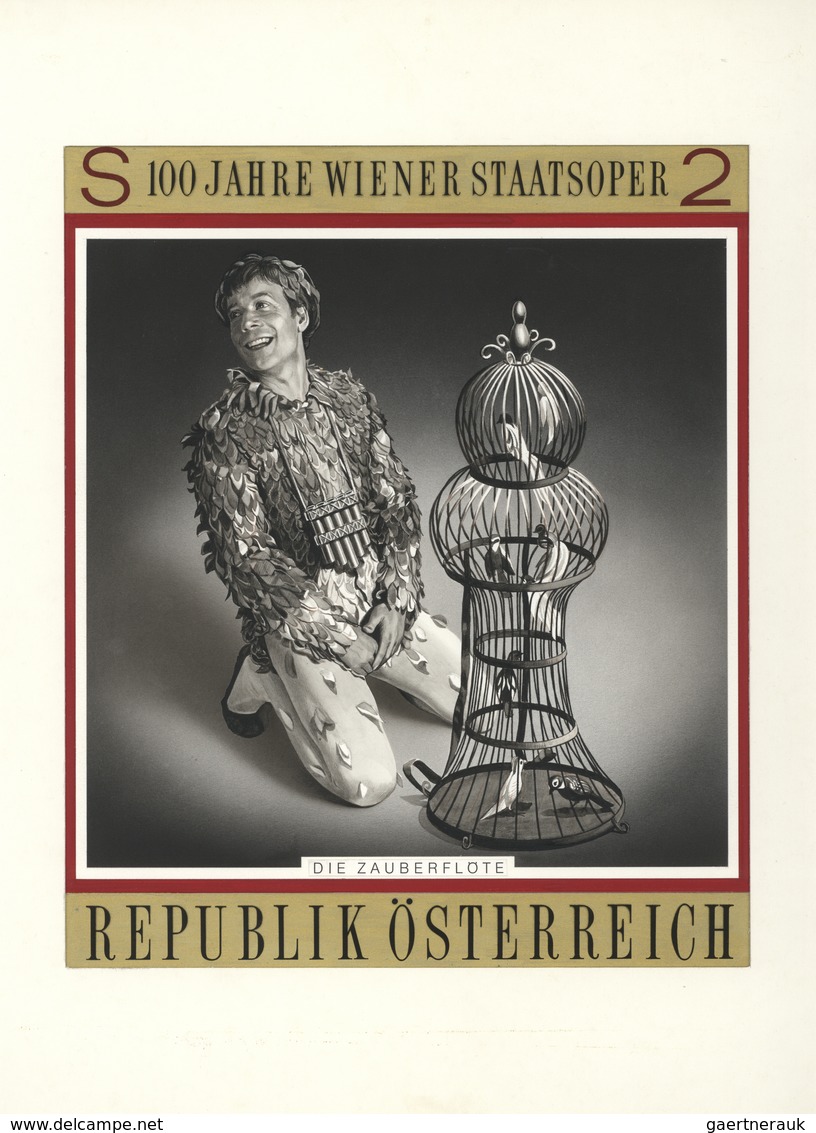 Thematik: Musik-Oper / Music-opera: 1969, Austria. Original Artist's Painting By Prof. Otto Stefferl - Muziek