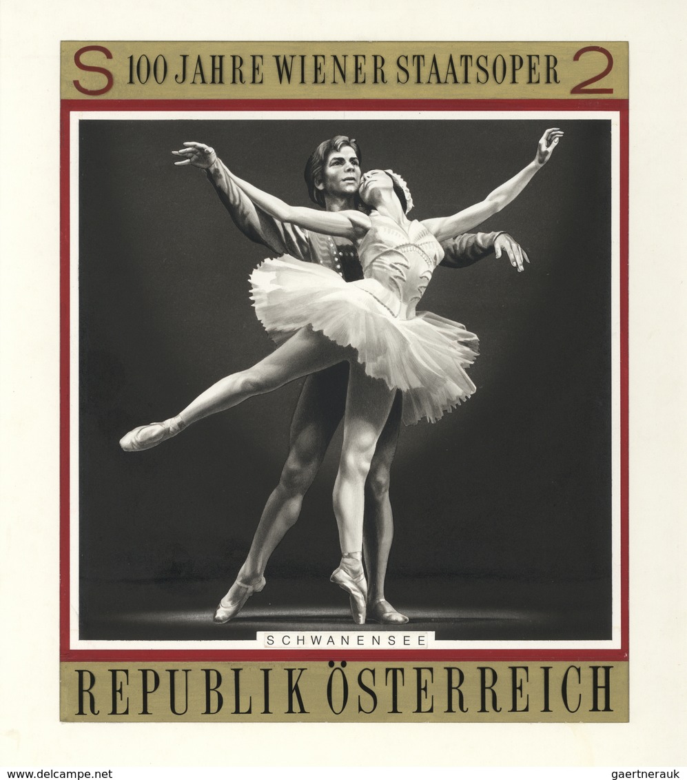 Thematik: Musik-Oper / Music-opera: 1969, Austria. Original Artist's Painting By Prof. Otto Stefferl - Musique