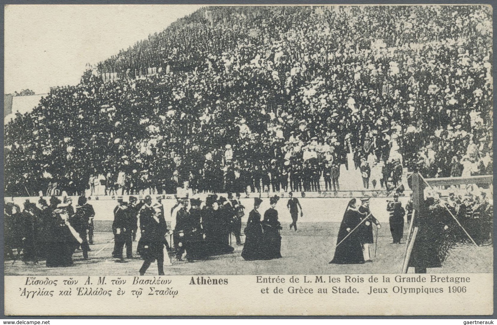 Br Thematik: Olympische Spiele / Olympic Games: 1906, Athen, Sechs Verschiedene Ansichtskarten, Fünf St - Autres & Non Classés