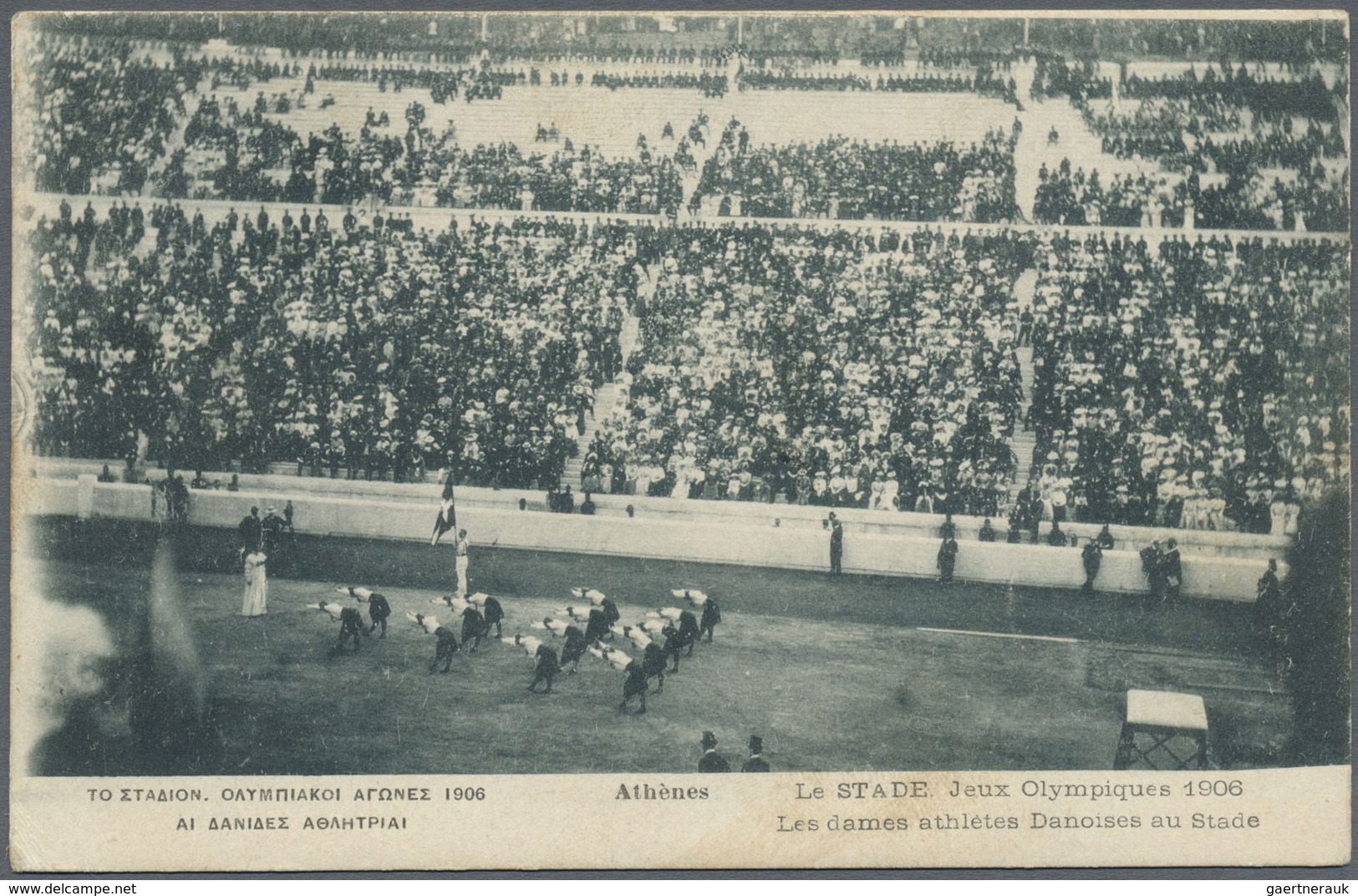 Br Thematik: Olympische Spiele / Olympic Games: 1906, Athen, Sechs Verschiedene Ansichtskarten, Fünf St - Autres & Non Classés