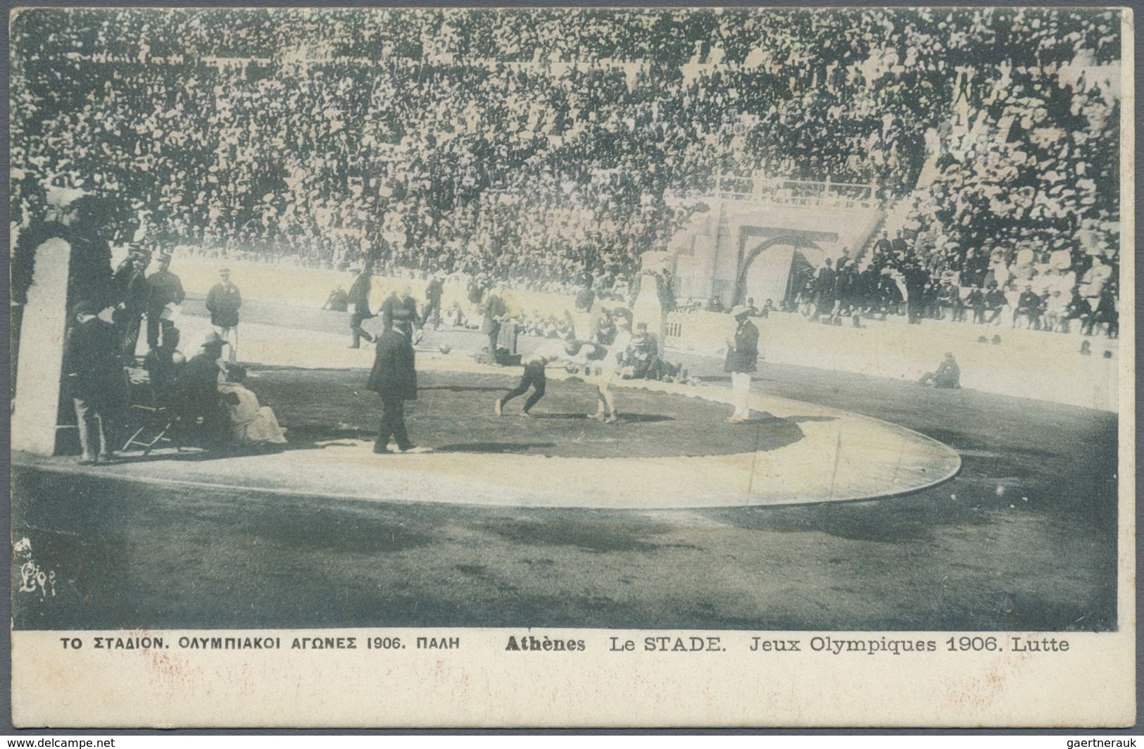 Br Thematik: Olympische Spiele / Olympic Games: 1906, Athen, Sechs Verschiedene Ansichtskarten, Fünf St - Autres & Non Classés