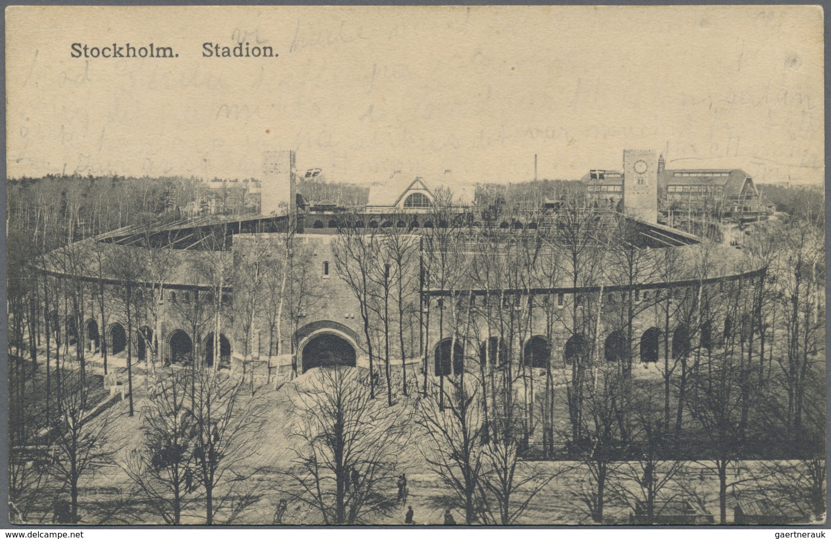 Br Thematik: Olympische Spiele / Olympic Games: 1912, Schweden Für Stockholm '12. AK "Stockholm Stadion - Andere & Zonder Classificatie