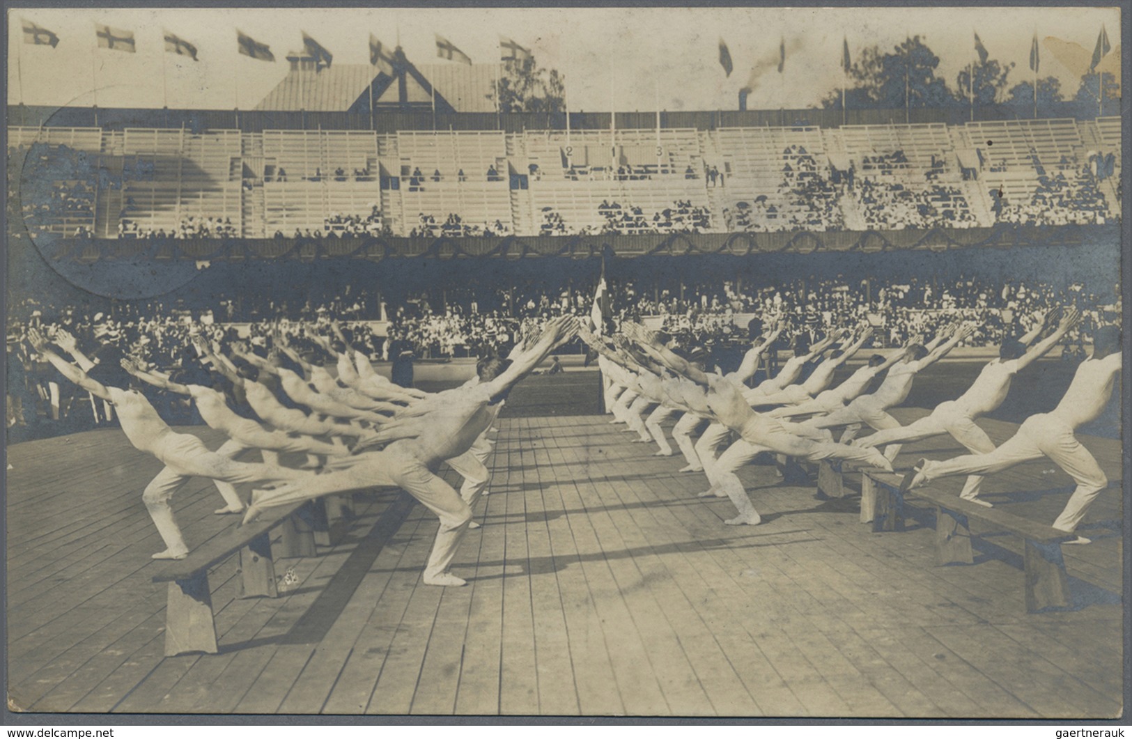 Br Thematik: Olympische Spiele / Olympic Games: 1912, Schweden Für Stockholm '12. SST "Stockholm Stadio - Andere & Zonder Classificatie