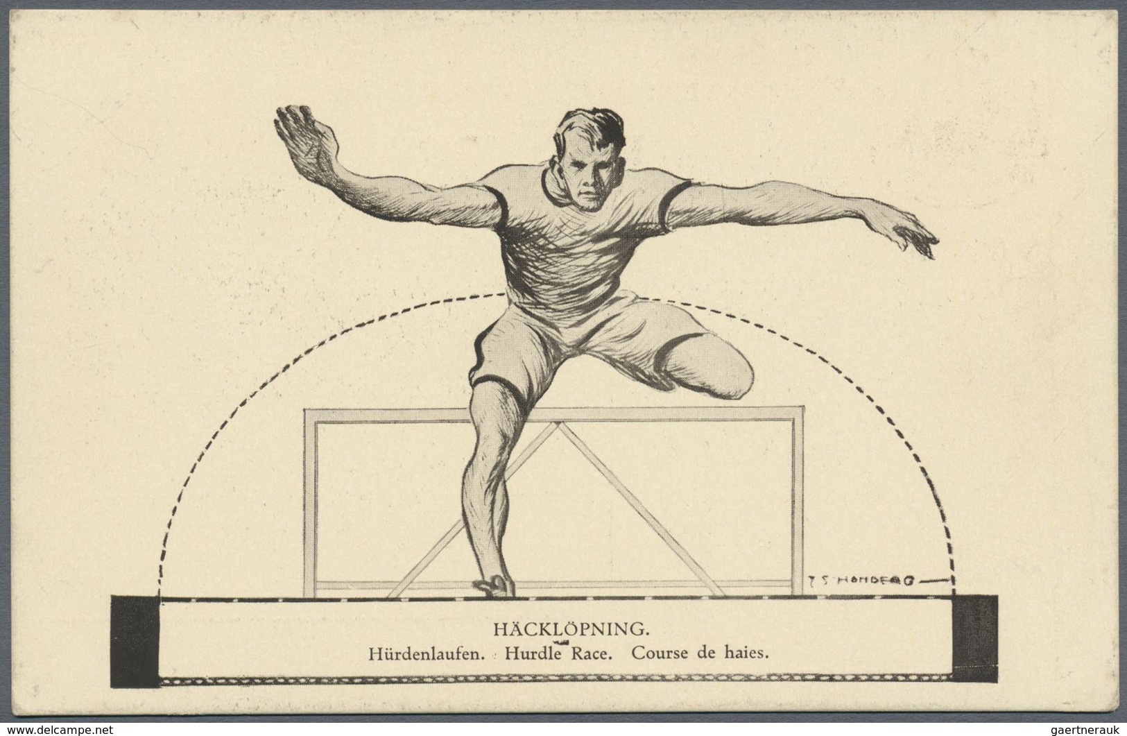 Br Thematik: Olympische Spiele / olympic games: 1912, Stockholm, sieben verschiedene offizielle Ansicht