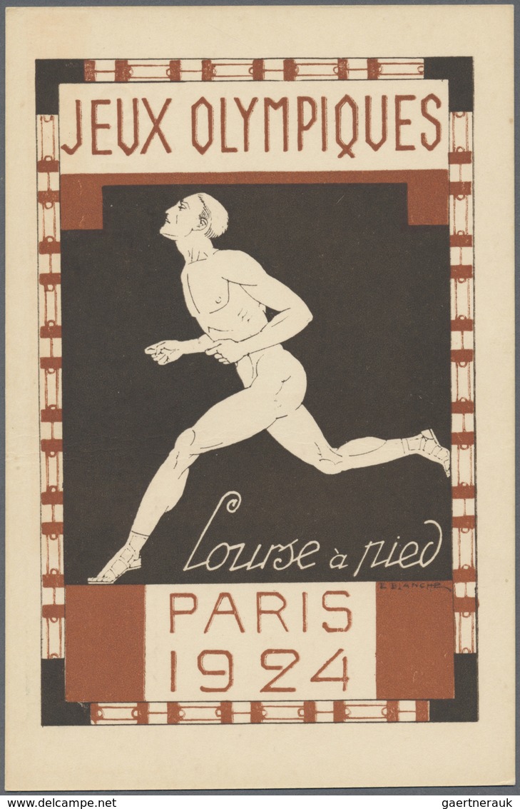 GA Thematik: Olympische Spiele / olympic games: 1924, Paris, Frankreich, 15 c Pasteur Ganzsachenkarten