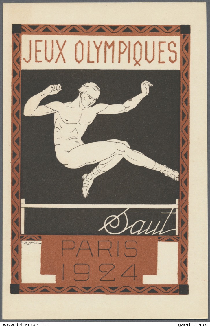 GA Thematik: Olympische Spiele / olympic games: 1924, Paris, Frankreich, 15 c Pasteur Ganzsachenkarten