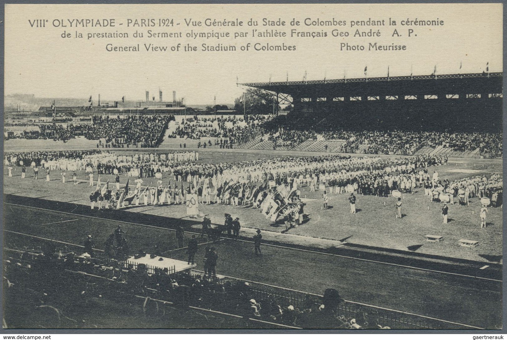 Br Thematik: Olympische Spiele / Olympic Games: 1924, Paris, Acht Verschiedene Fotokarten, Meist Ansich - Autres & Non Classés