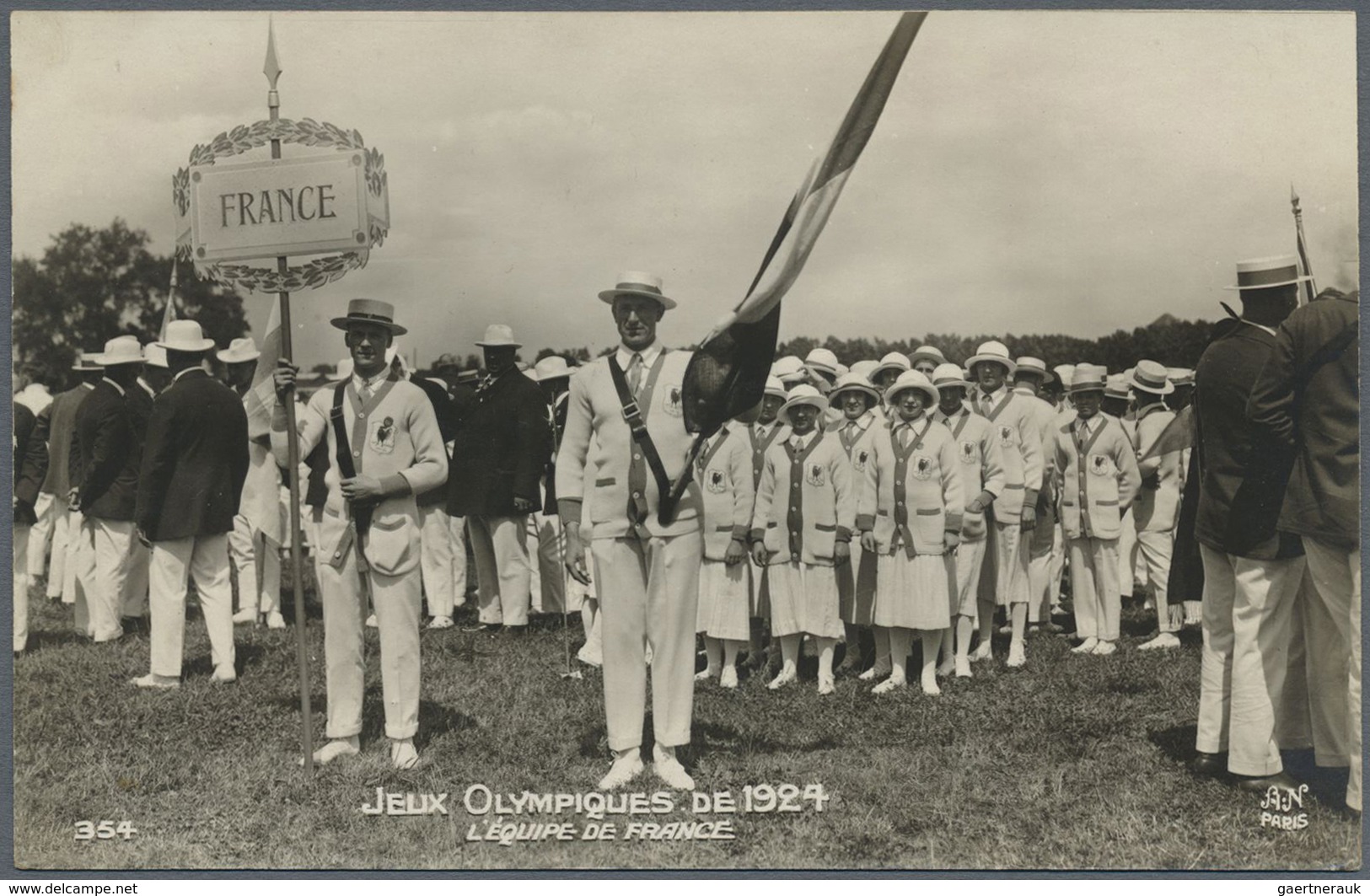 Br Thematik: Olympische Spiele / Olympic Games: 1924, Paris, Sechs Verschiedene Fotokarten Mit Den Olym - Autres & Non Classés