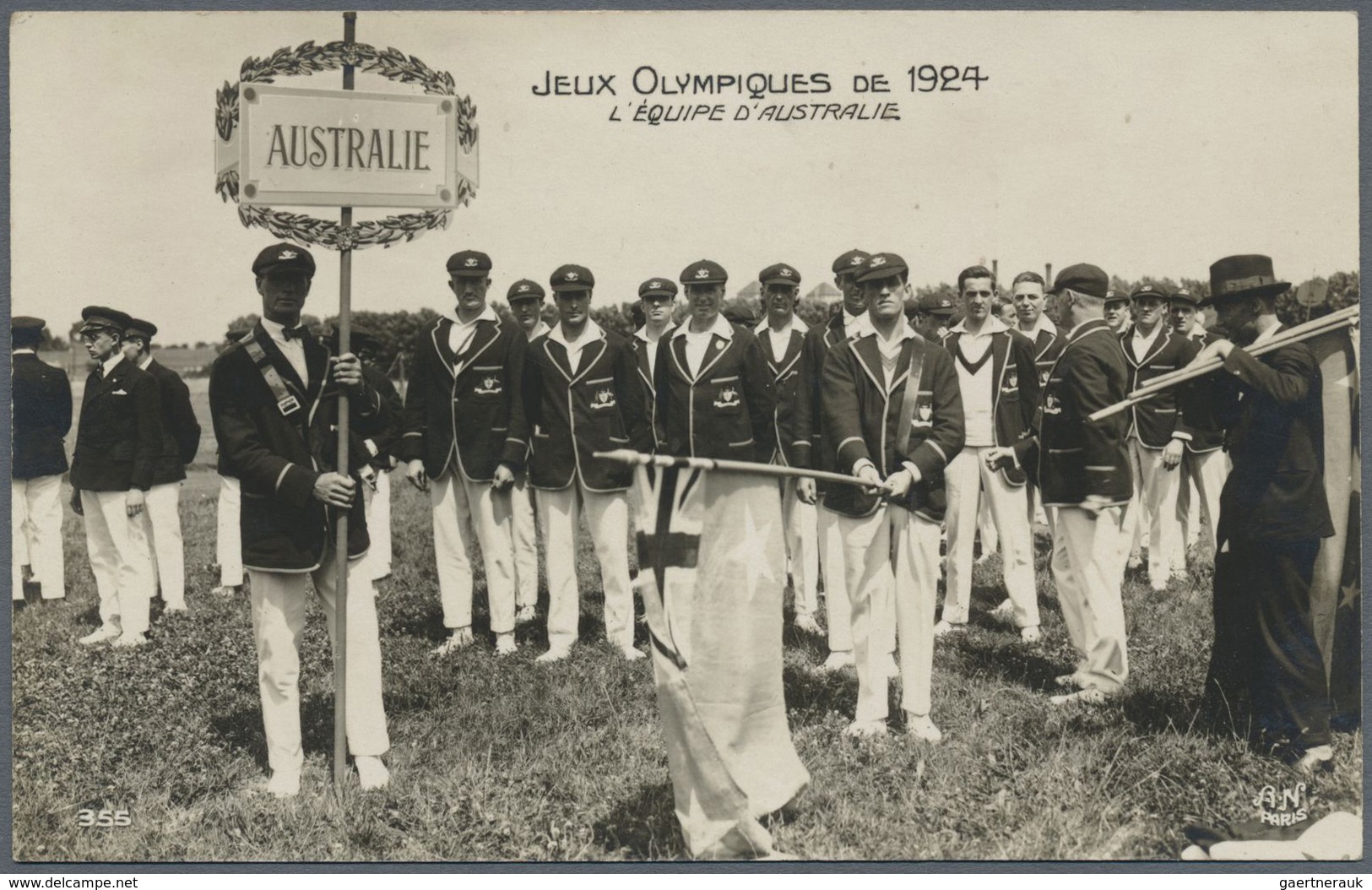 Br Thematik: Olympische Spiele / olympic games: 1924, Paris, sechs verschiedene Fotokarten mit den Olym