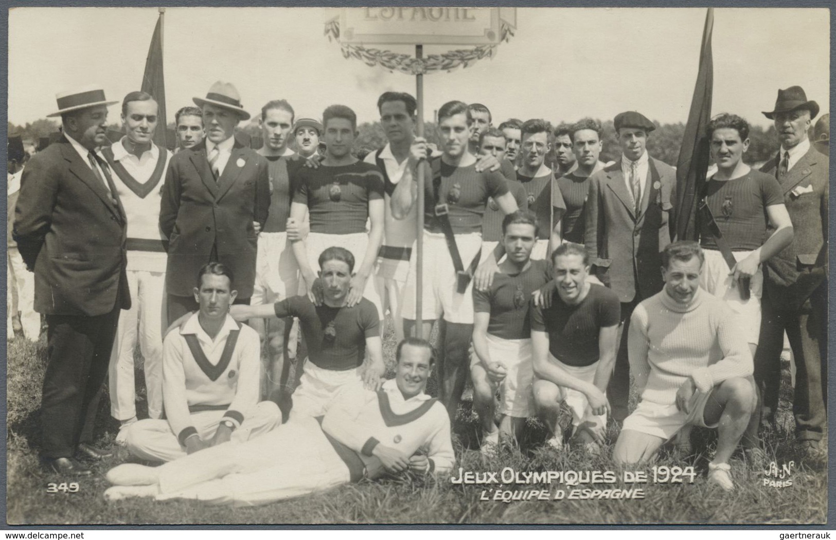 Br Thematik: Olympische Spiele / olympic games: 1924, Paris, sechs verschiedene Fotokarten mit den Olym