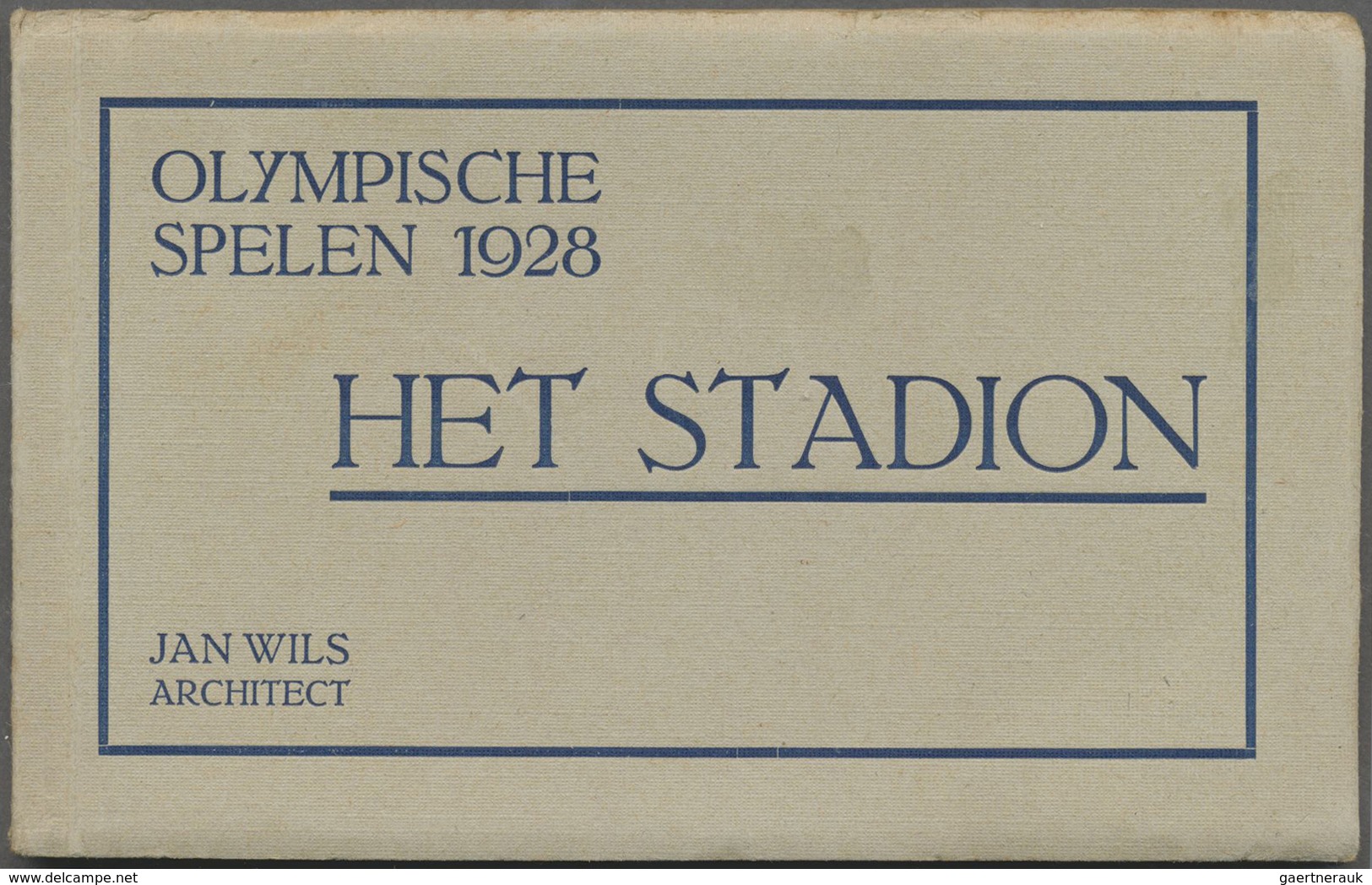 Thematik: Olympische Spiele / Olympic Games: 1928 Niederlande Olympiade-Sonder-Ansichts-Kartenheft K - Andere & Zonder Classificatie