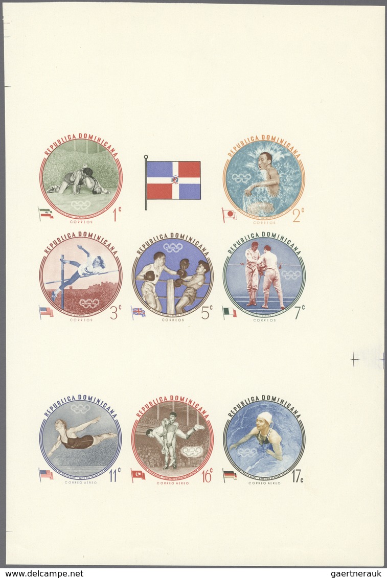 ** Thematik: Olympische Spiele / Olympic Games: 1960, Dominican Republic. Summer Olympics Rome '60. Oly - Autres & Non Classés