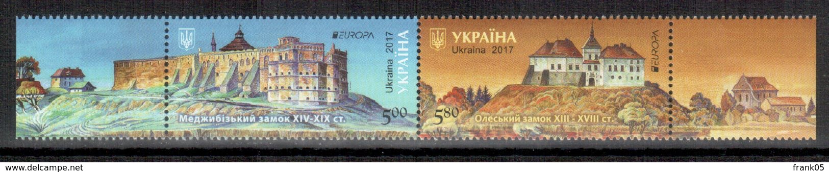 Ukraine 2017 EUROPA Paar / Pair ** - 2016