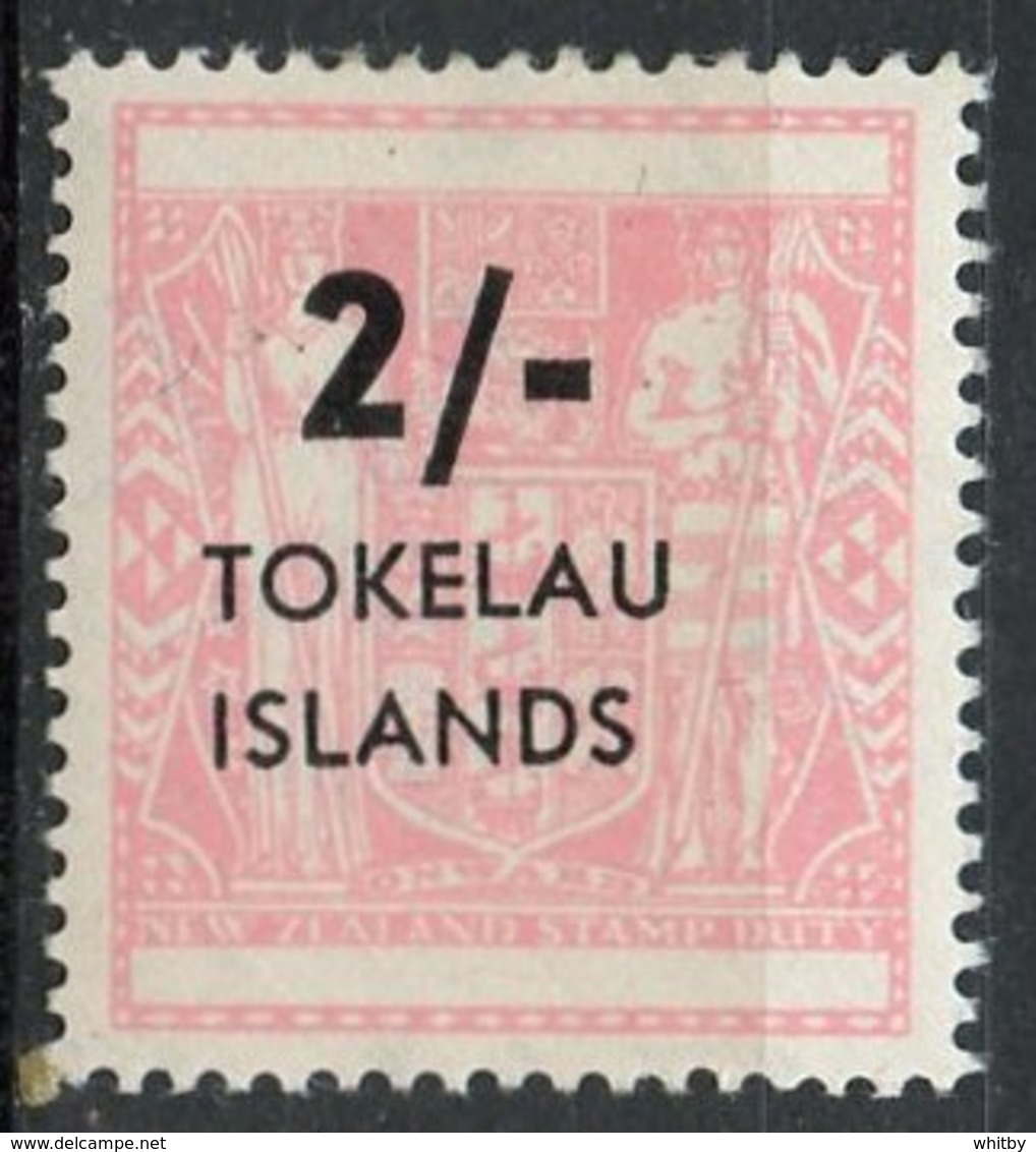 Tokelau 1966 2sh Coat Of Arms Issue #8 - Tokelau