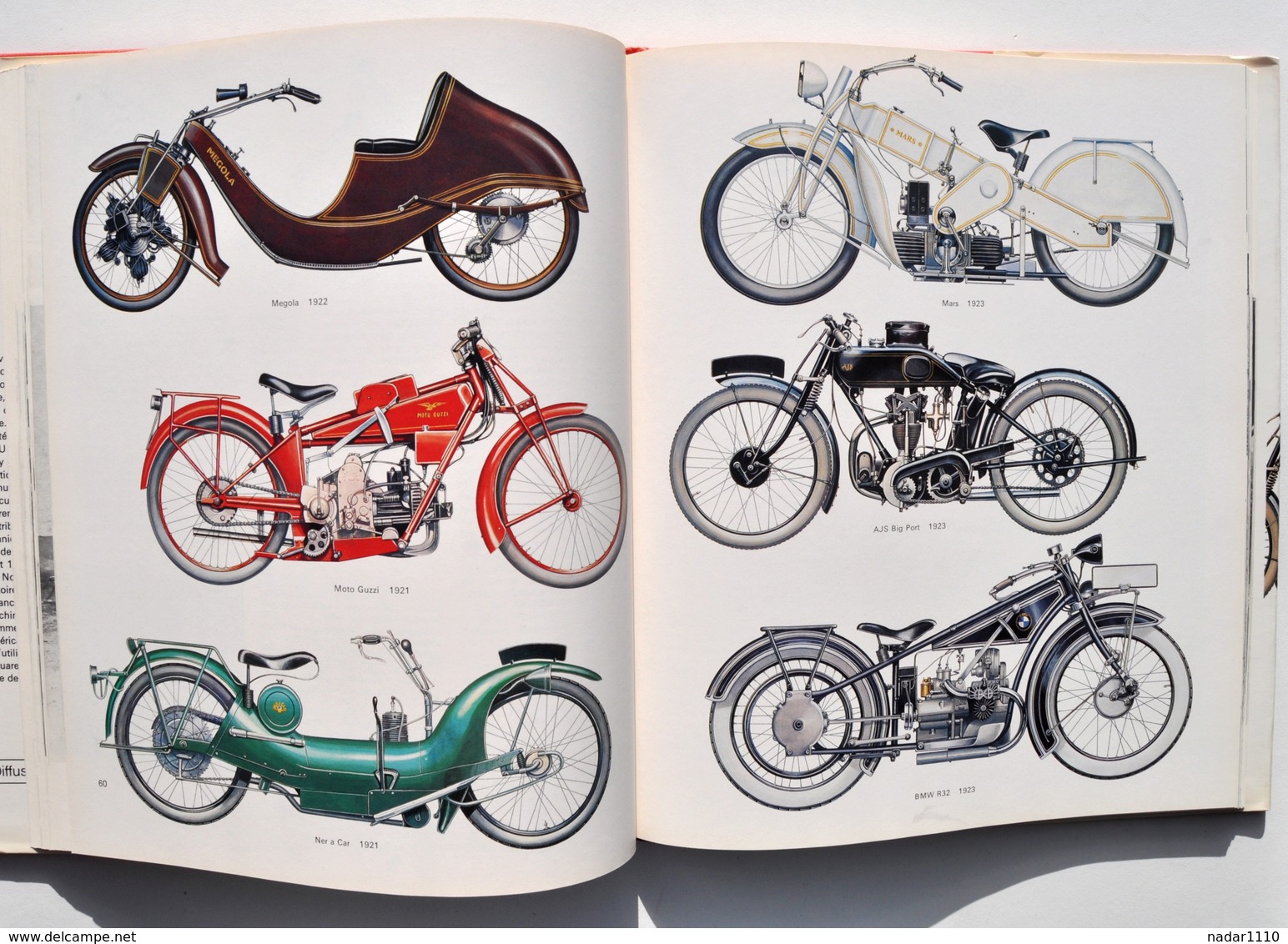 Moto / MOTOS ANCIENNES 1896-1950 - Christian Rey & Harry Louis - Edita 1976 / Norton, Humber, Harley, Peugeot, Megola...