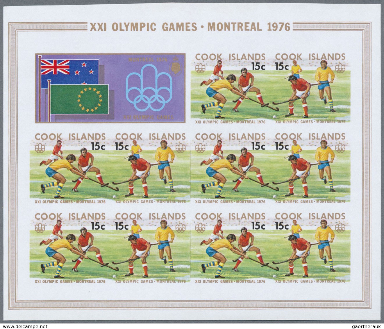 ** Thematik: Olympische Spiele / Olympic Games: 1976, Cook Islands. Complete Olympic Set "Olympic Summe - Autres & Non Classés