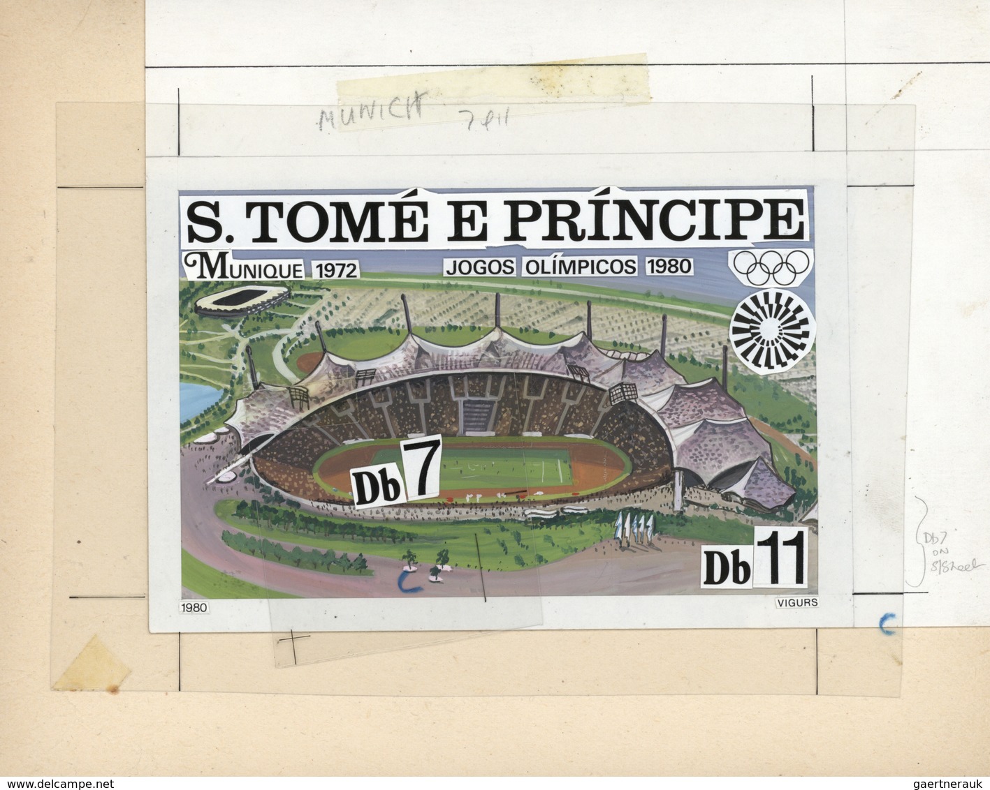 Thematik: Olympische Spiele / Olympic Games: 1980, St. Thomas And Prince Islands For Olympics Lake P - Autres & Non Classés