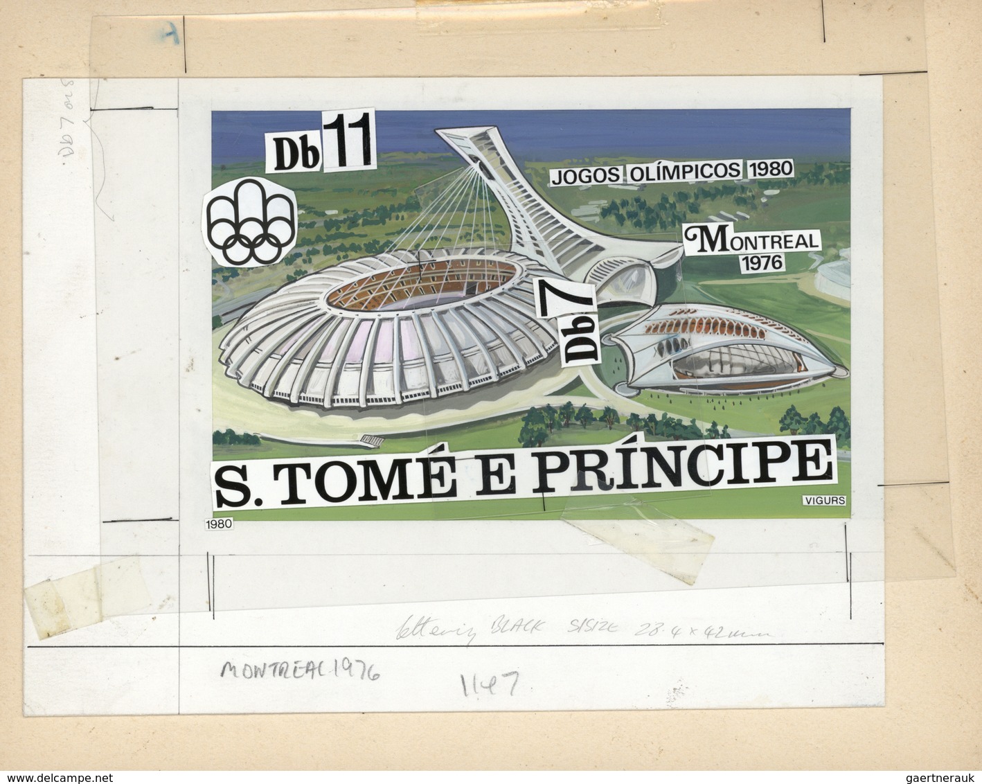 Thematik: Olympische Spiele / Olympic Games: 1980, St. Thomas And Prince Islands For Olympics Lake P - Autres & Non Classés