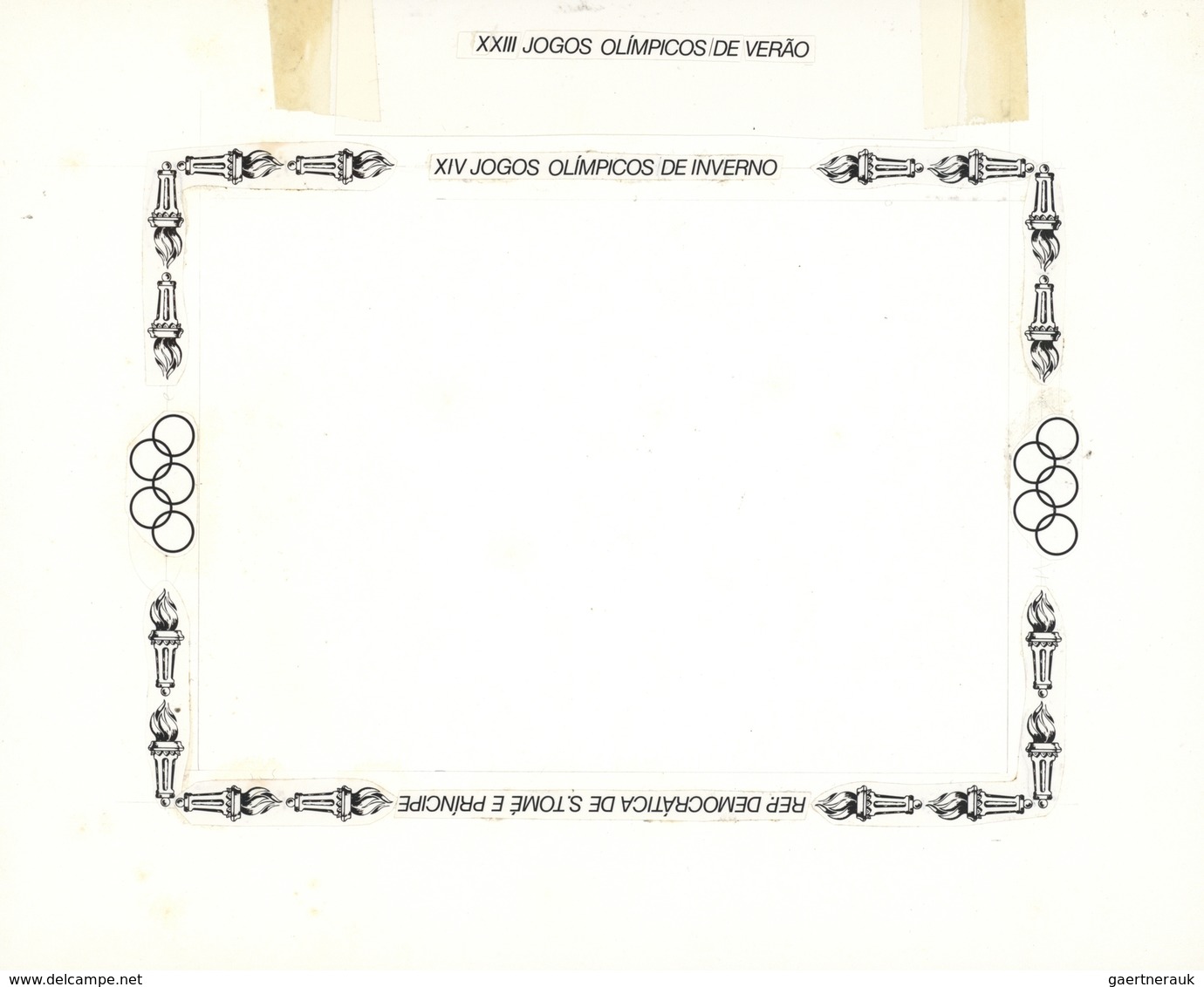 Thematik: Olympische Spiele / Olympic Games: 1983, St. Thomas And Prince Islands For Los Angeles '84 - Autres & Non Classés