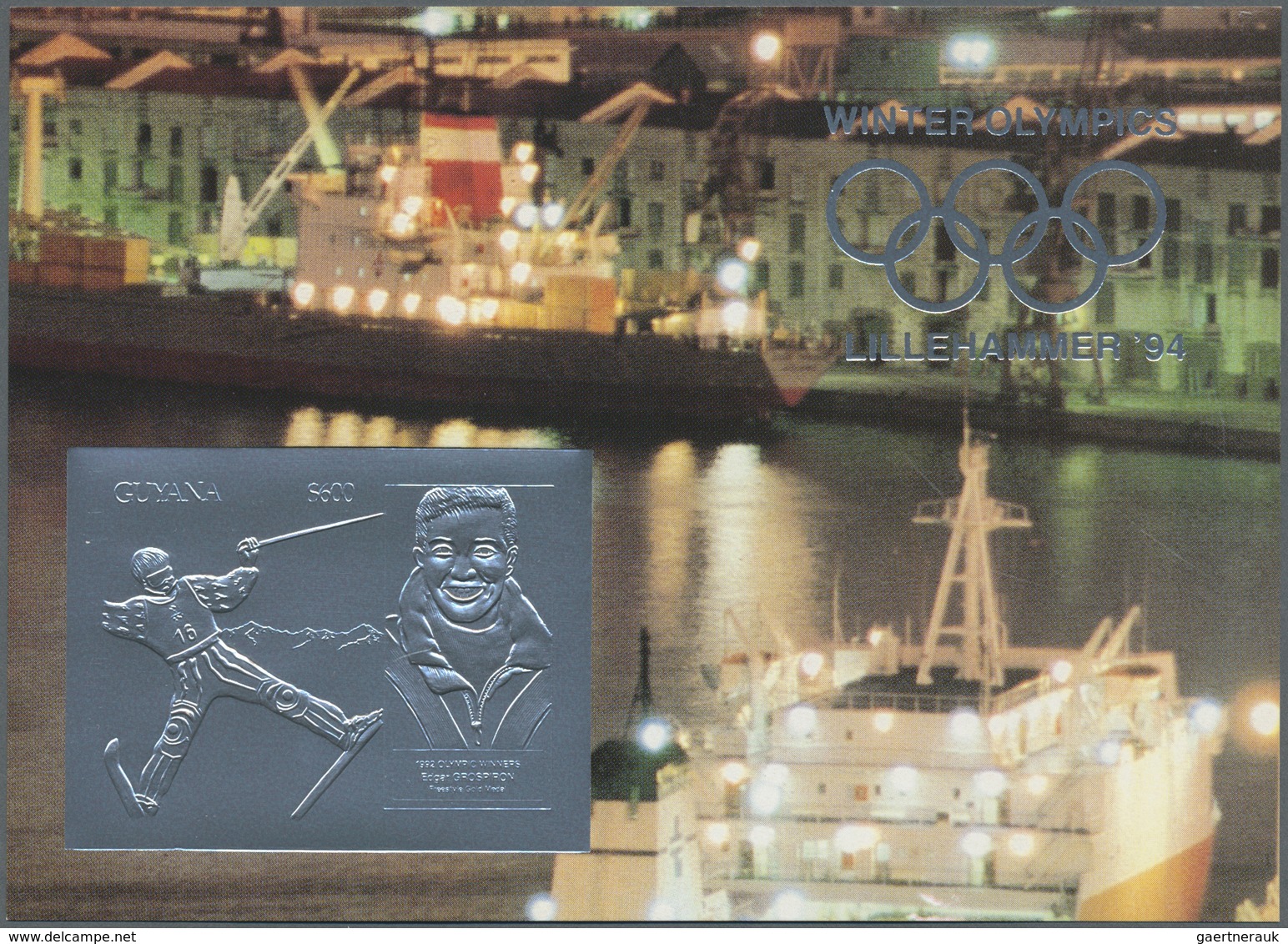 ** Thematik: Olympische Spiele / Olympic Games: 1993, International Stamp Exhibition Genova'92 GOLD And - Autres & Non Classés