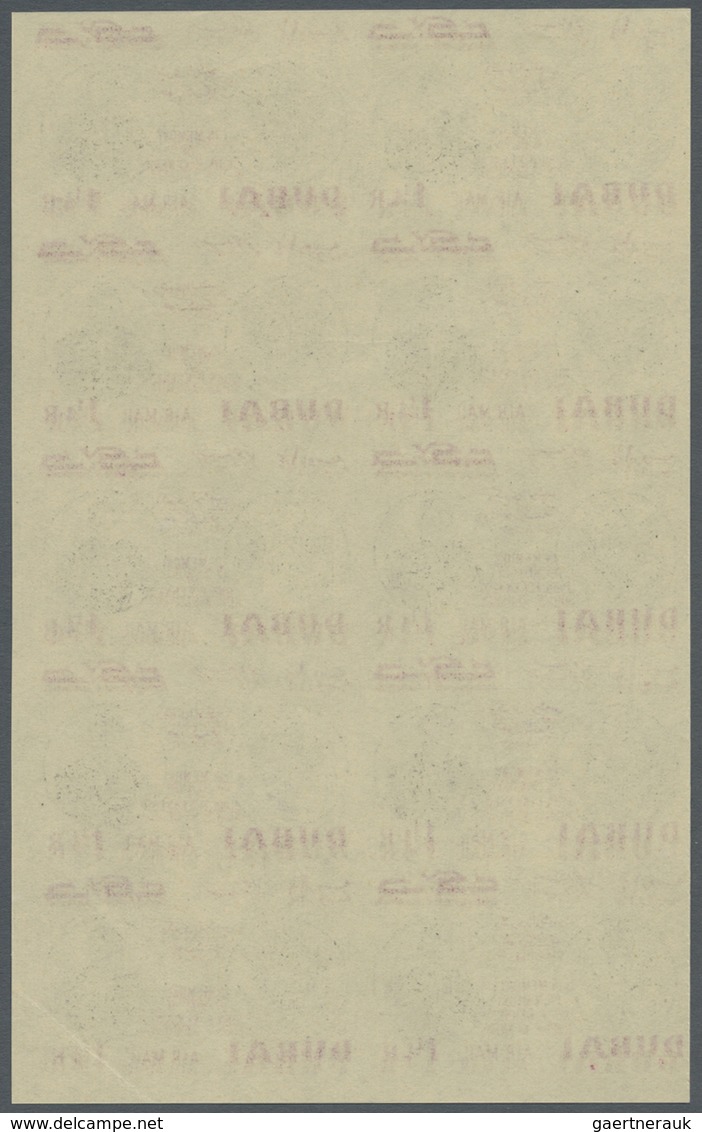 ** Thematik: Persönlichkeiten - Kennedy / Personalities - Kennedy: 1964, Dubai, 1¼r. "J.F.Kennedy" Impe - Kennedy (John F.)