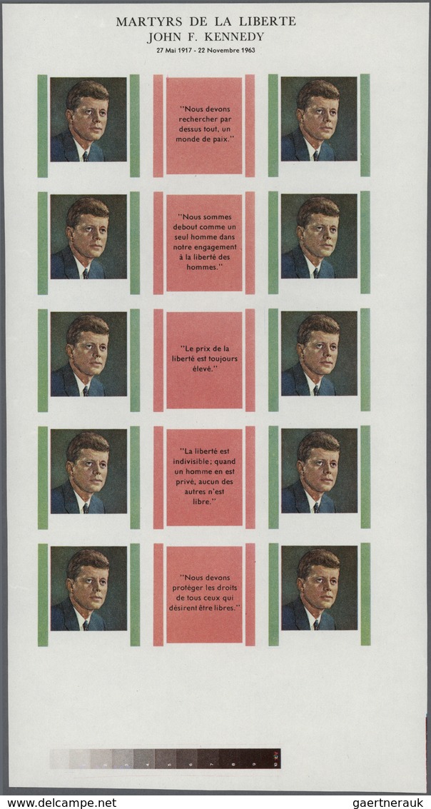 ** Thematik: Persönlichkeiten - Kennedy / Personalities - Kennedy: 1968, GUINEA: John F. Kennedy 200fr. - Kennedy (John F.)