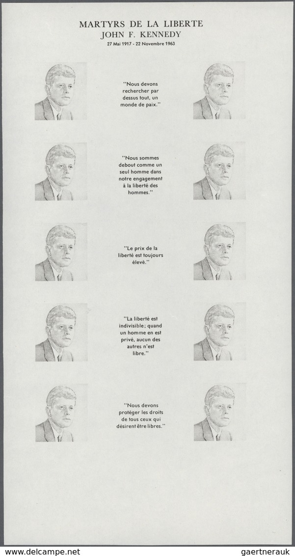 ** Thematik: Persönlichkeiten - Kennedy / personalities - Kennedy: 1968, GUINEA: John F. Kennedy 200fr.