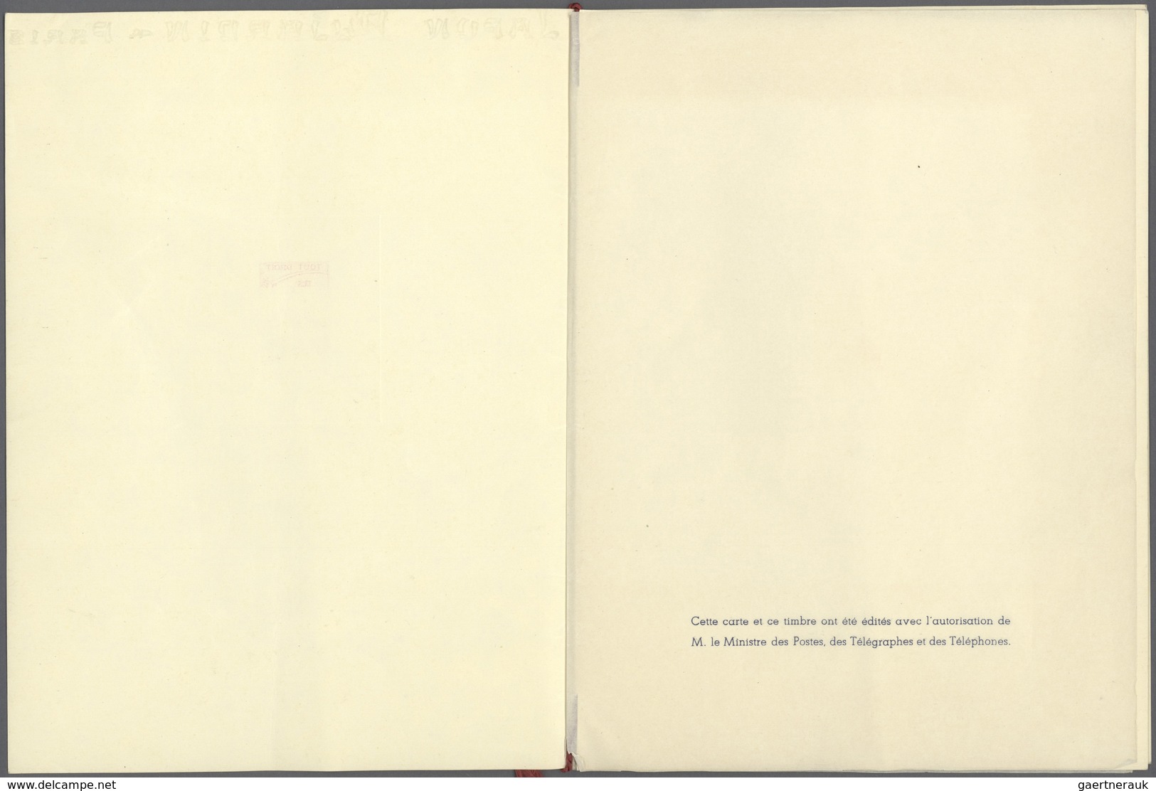 (*) Thematik: Pfadfinder / Boy Scouts: 1939, Frankreich, 40 + 60 C. Pfadfinder Ganzsachen-Wertstempel In - Andere & Zonder Classificatie