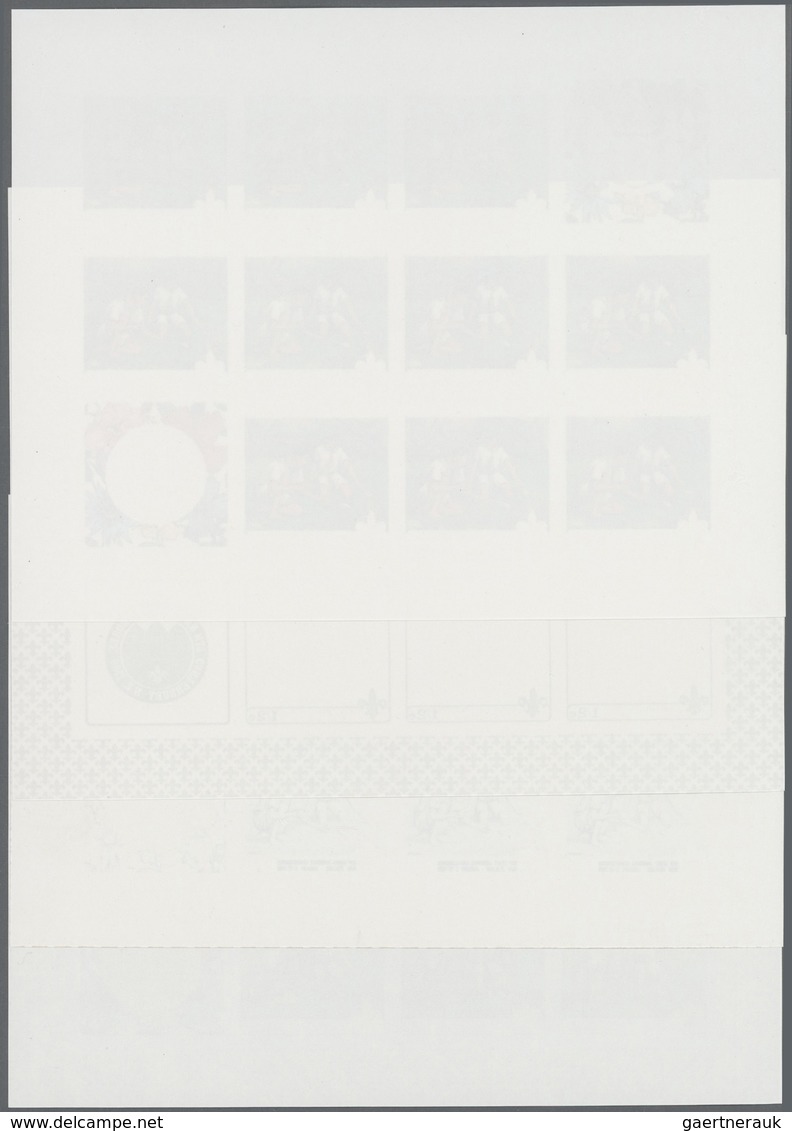 ** Thematik: Pfadfinder / Boy Scouts: 1969, Cook Islands. Imperforate, Progressive Proof (8 Phases) For - Autres & Non Classés