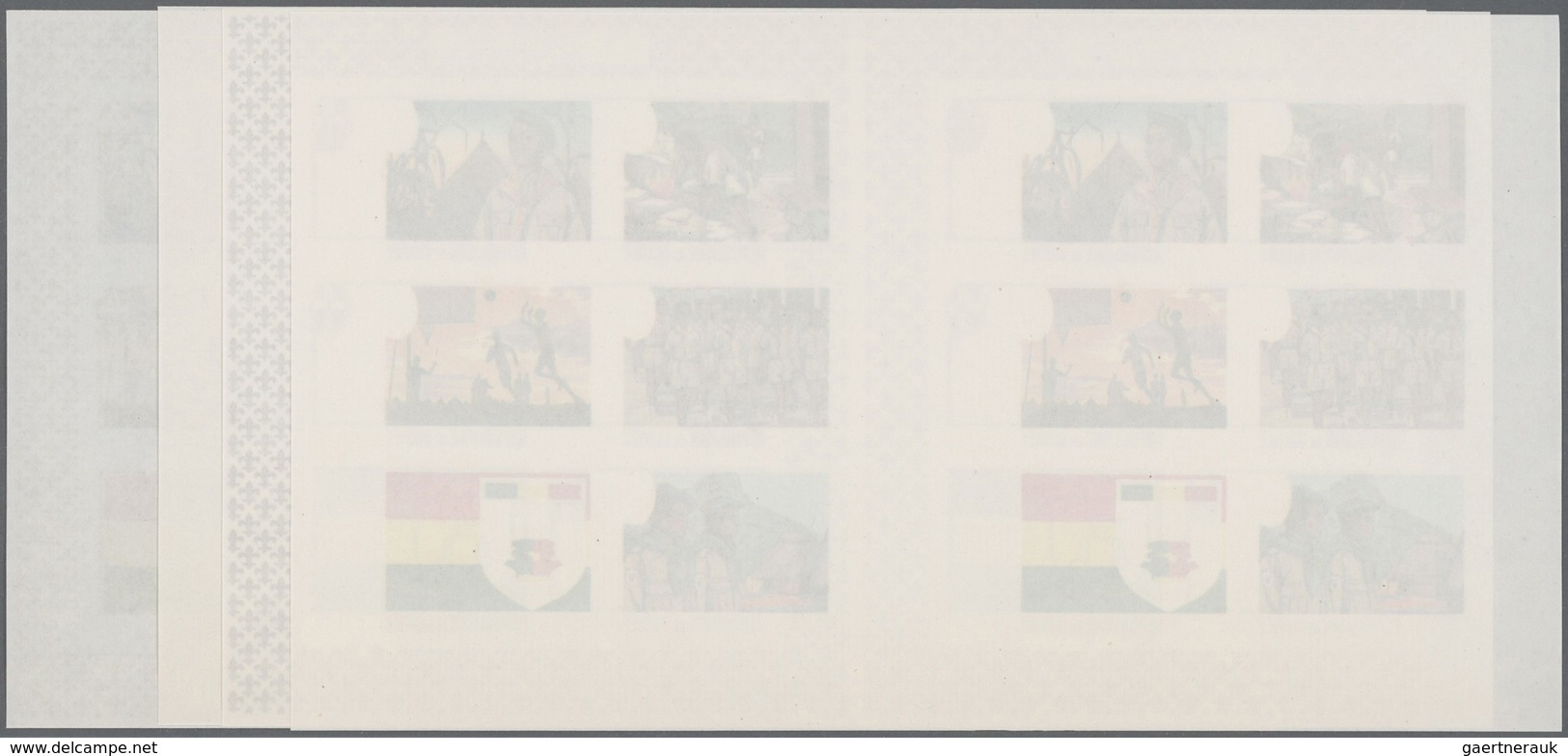 ** Thematik: Pfadfinder / Boy Scouts: 1969, Guinea. Collective, Progressive Proof (8 Phases) For The Mi - Autres & Non Classés