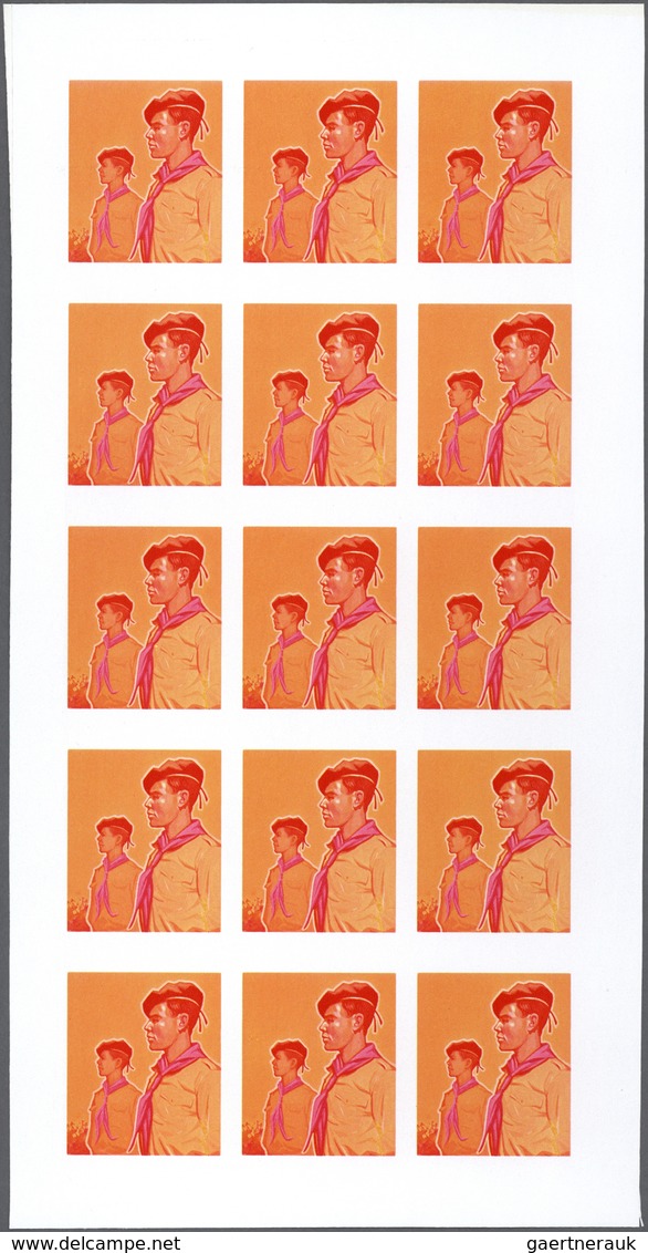 ** Thematik: Pfadfinder / Boy Scouts: 1970, Fujeira. Progressive Proof In 8 Phases (color Separations) - Other & Unclassified