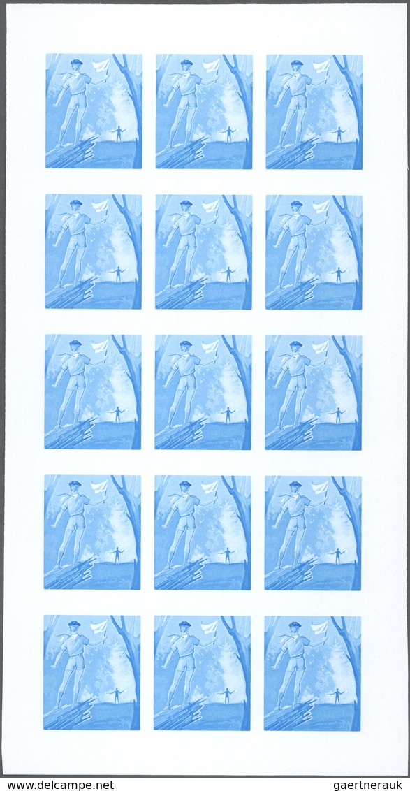 ** Thematik: Pfadfinder / Boy Scouts: 1970, Fujeira. Progressive Proof In 8 Phases (color Separations) - Autres & Non Classés