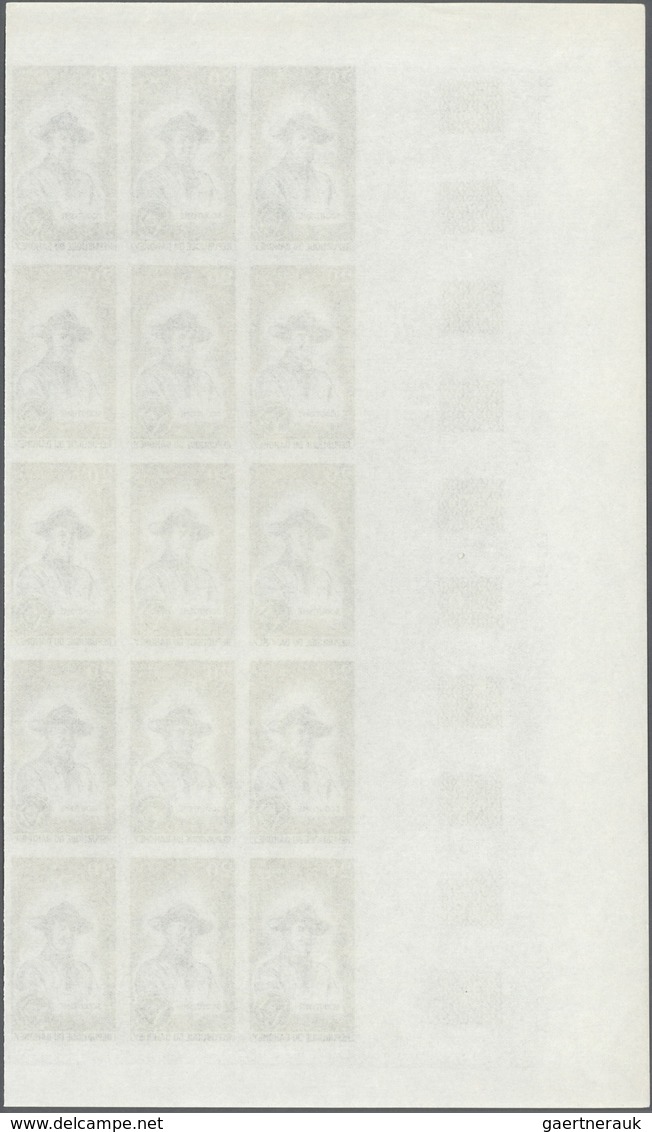 ** Thematik: Pfadfinder / Boy Scouts: 1973, Dahomey. Complete Scout Set (3 Values) In 3 Imperforate She - Sonstige & Ohne Zuordnung