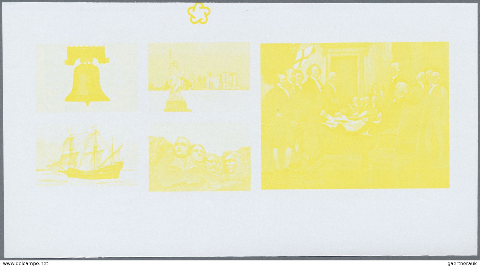 ** Thematik: Politik / politics: 1975, Bangladesh. Progressive proof (7 phases) for the souvenir sheet