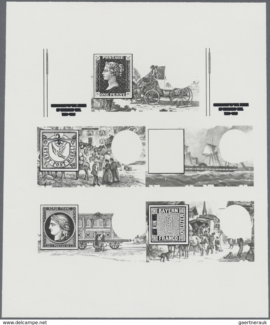 ** Thematik: Post / Post: 1979, NIUE: 100 Years Death Of Rowland Hill Miniature Sheet With Five Differe - Post