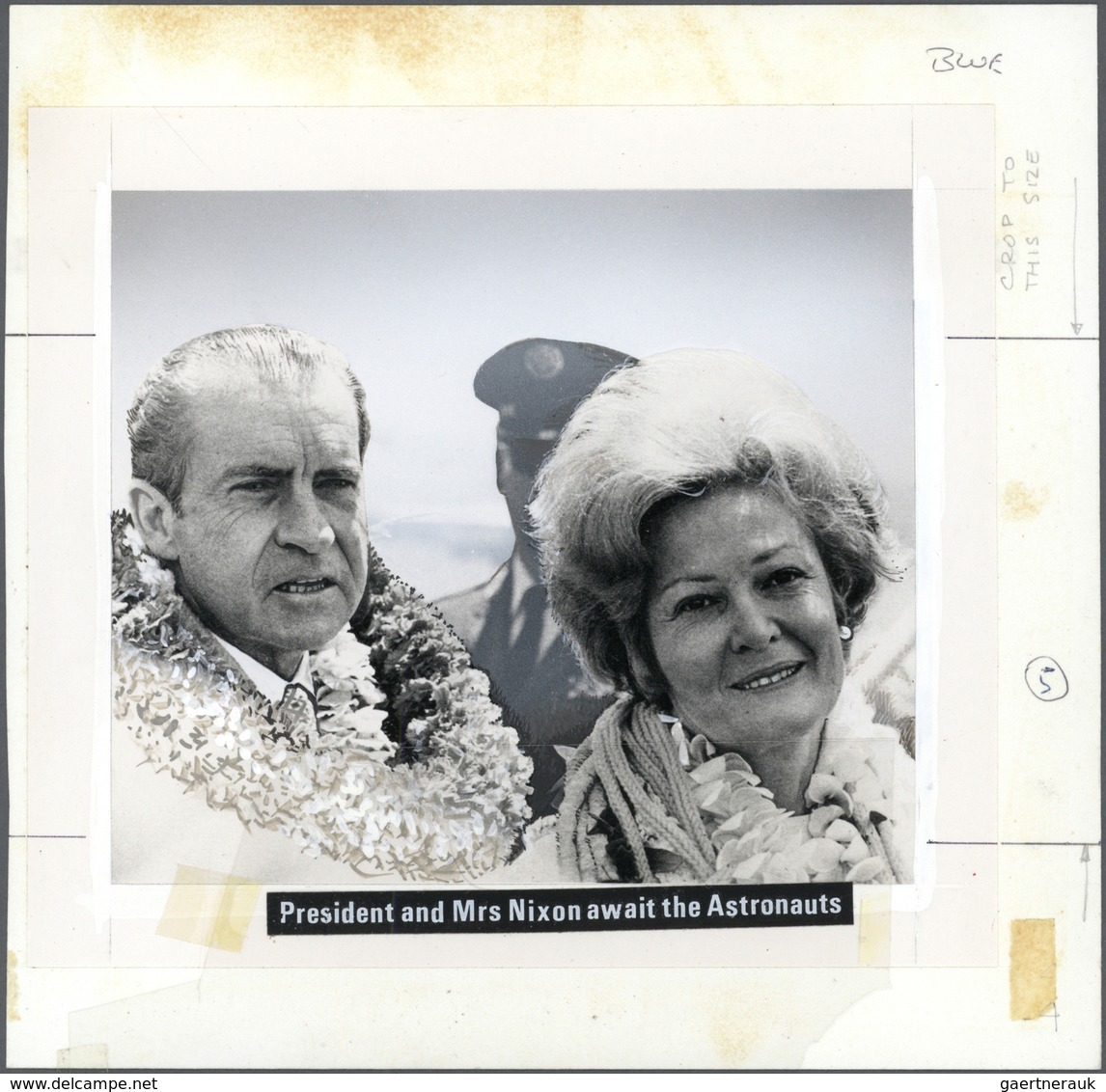 Thematik: Raumfahrt / Astronautics: 1969, Yemen (Kingdom). Layout With Photograph "President And Mrs - Andere & Zonder Classificatie