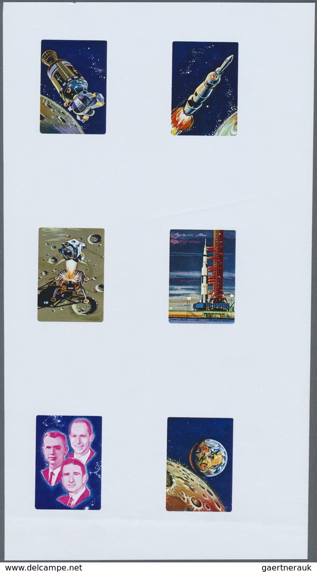 ** Thematik: Raumfahrt / Astronautics: 1971, Manama. Apollo 15. Collective, Progressive Proof (7 Phases - Andere & Zonder Classificatie