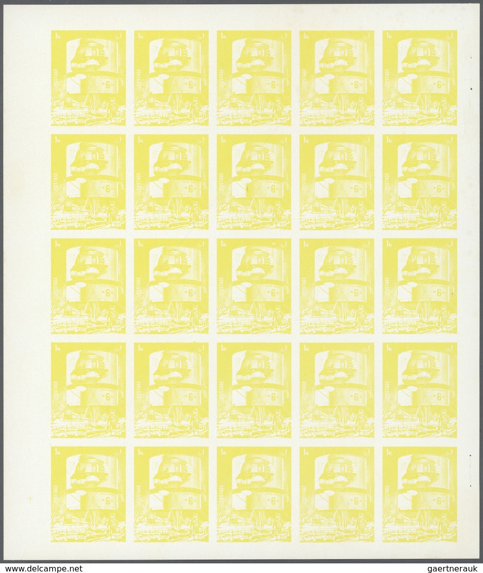 ** Thematik: Raumfahrt / Astronautics: 1972. Sharjah. Progressive Proof (5 Phases) In Complete Sheets O - Autres & Non Classés