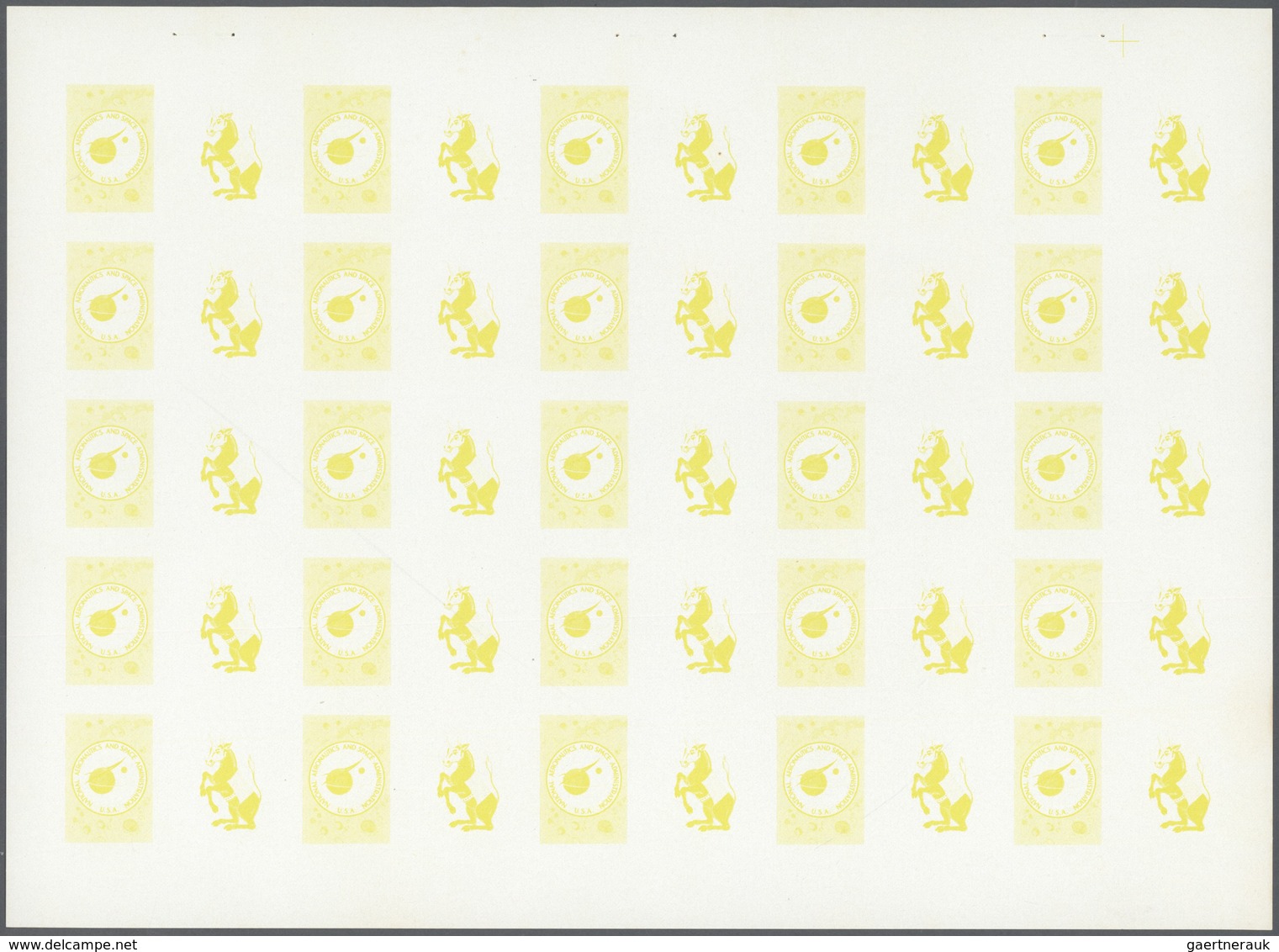 ** Thematik: Raumfahrt / Astronautics: 1972. Sharjah. Progressive Proof (6 Phases) In Complete Sheets O - Autres & Non Classés